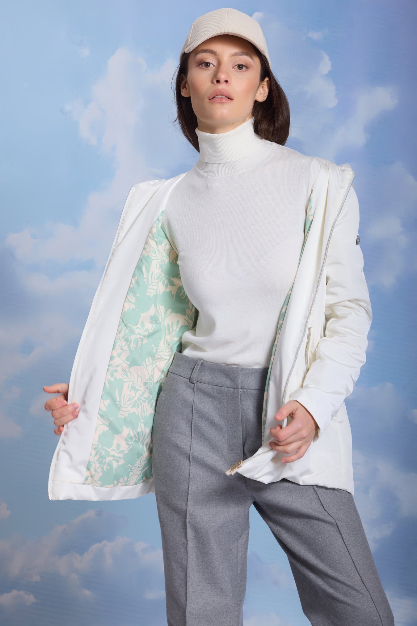 Geacă de damă SNOW snow white