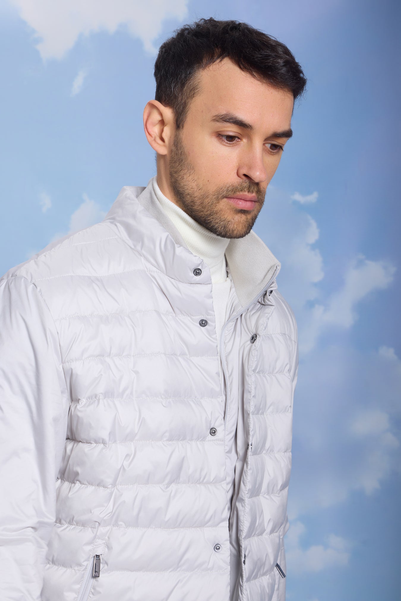 Geacă pentru bărbați MORBIO grey violet