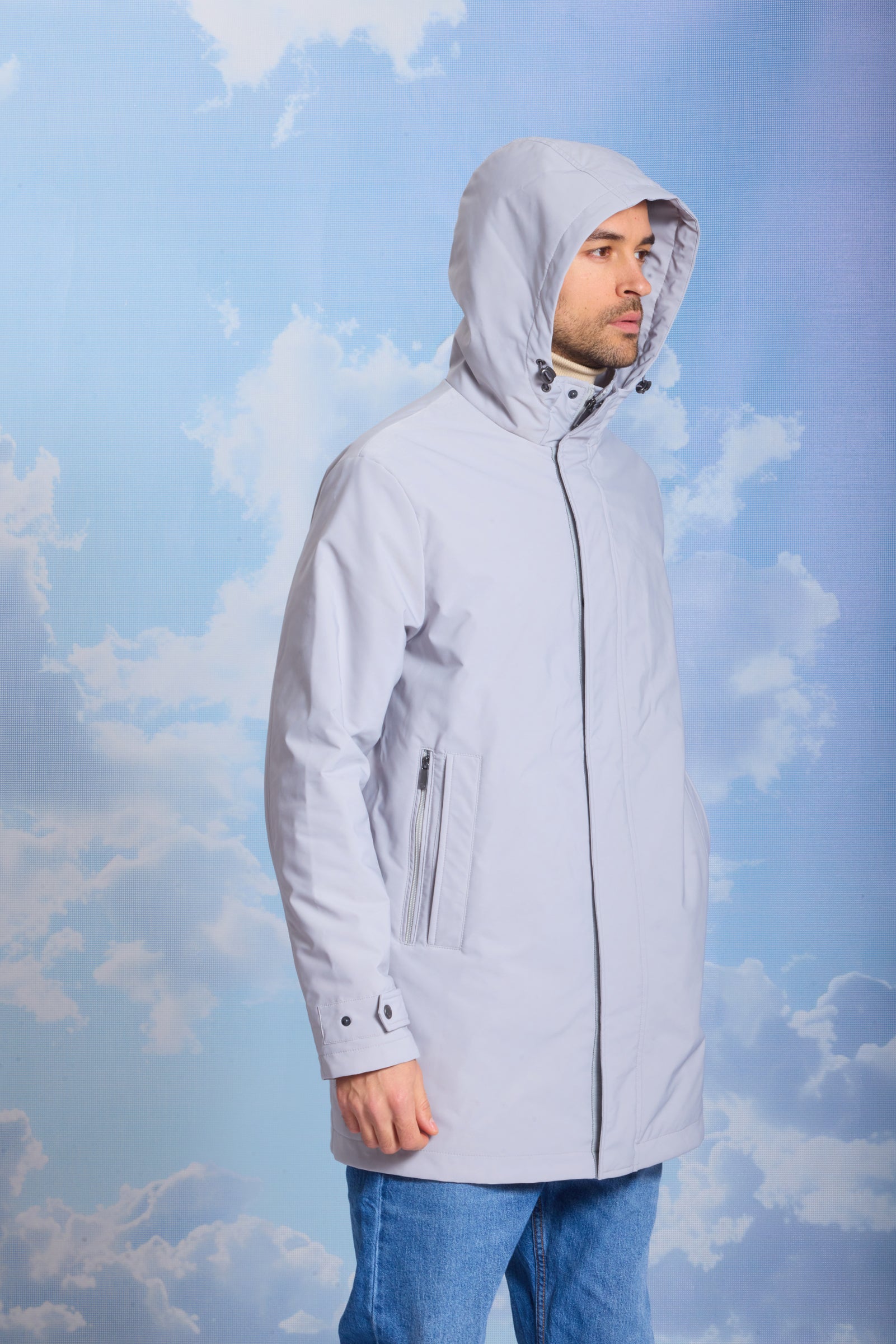 Geacă pentru bărbați GLEB grey violet