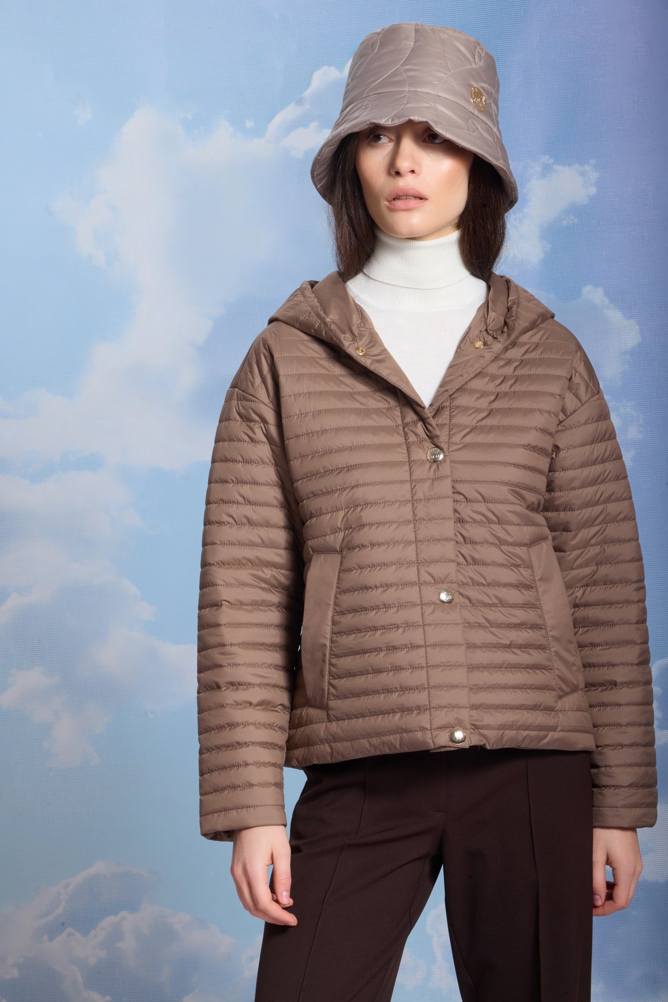 Geacă de damă ELINA walnut