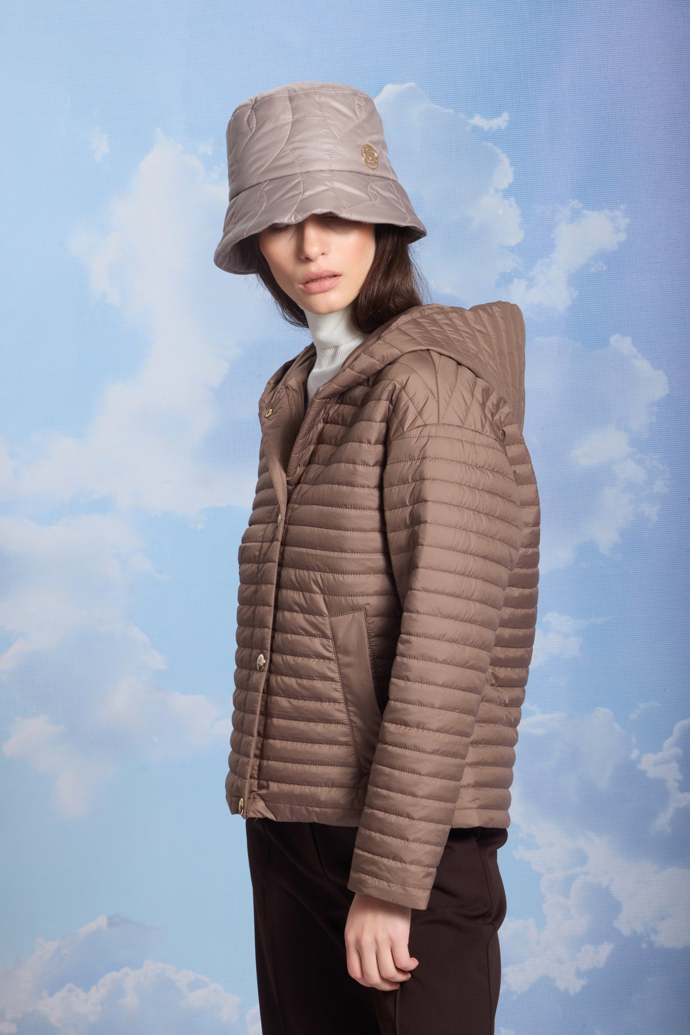 Geacă de damă ELINA walnut