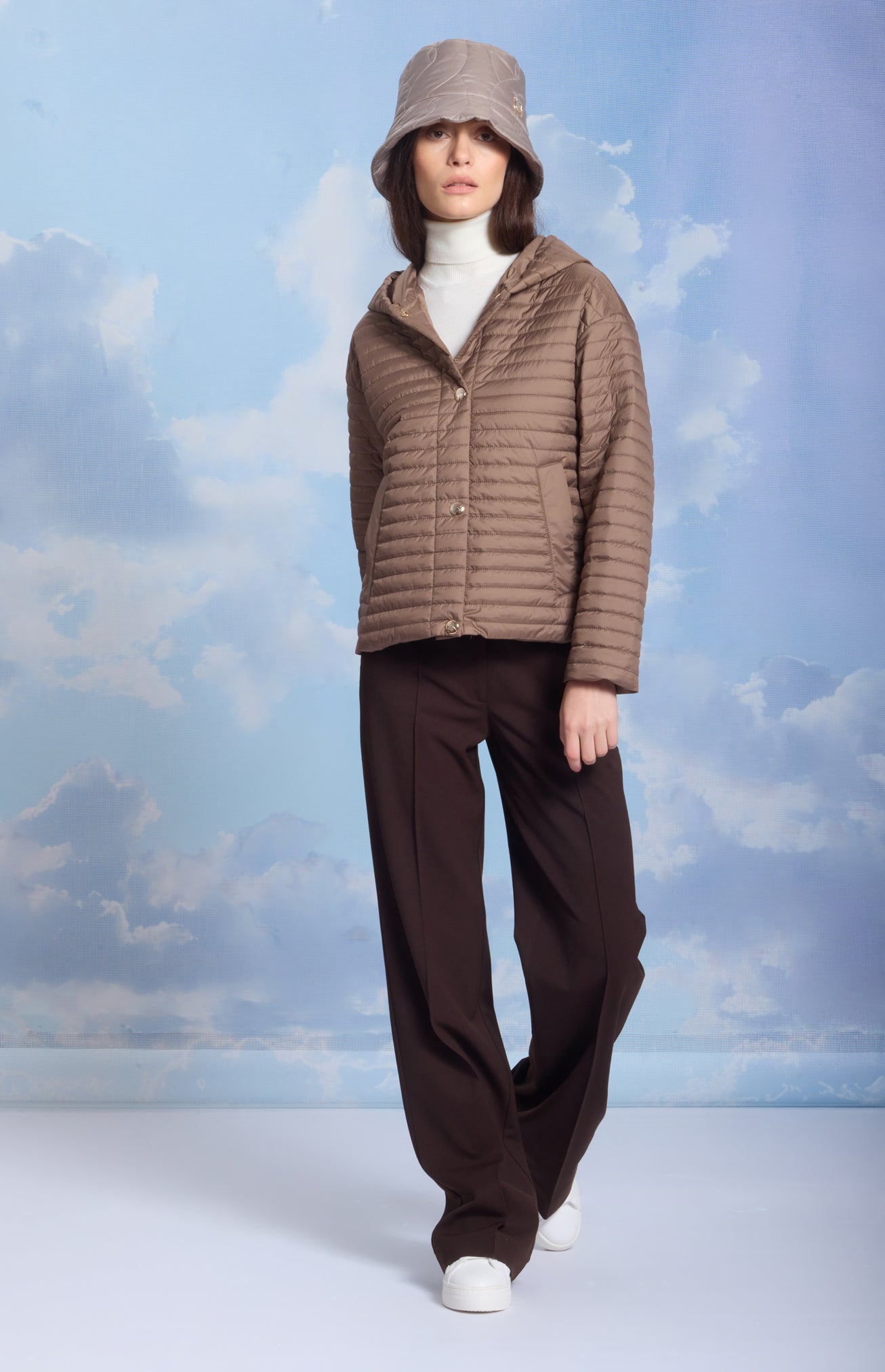 Geacă de damă ELINA walnut