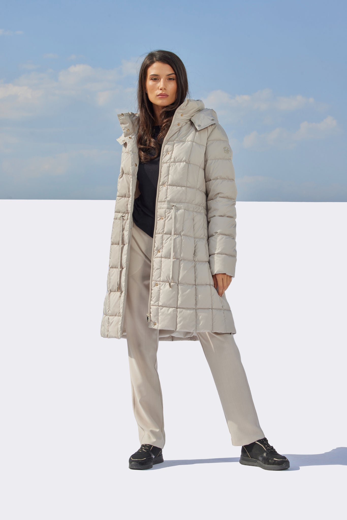 Palton de damă CARLITTA beige