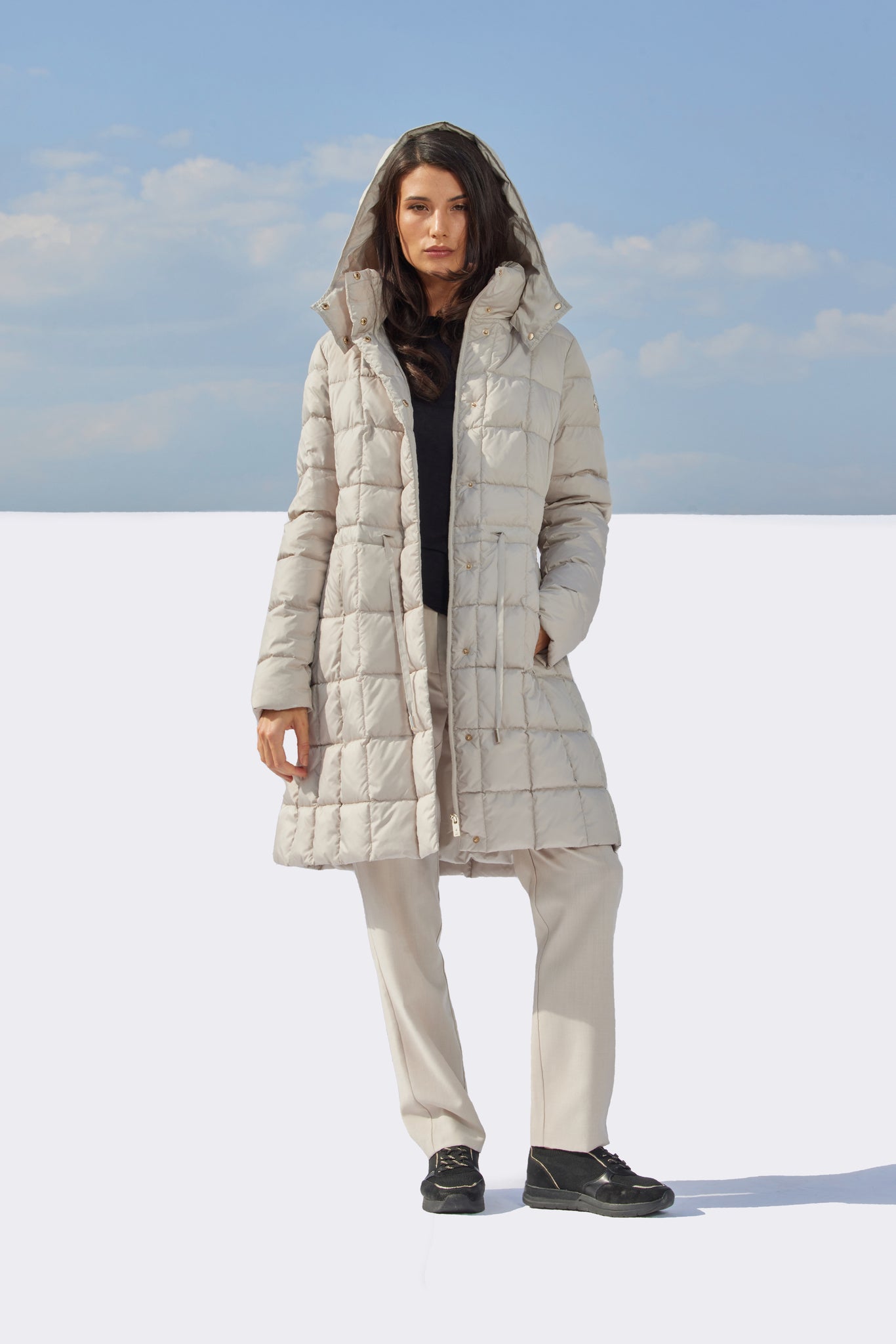 Palton de damă CARLITTA beige