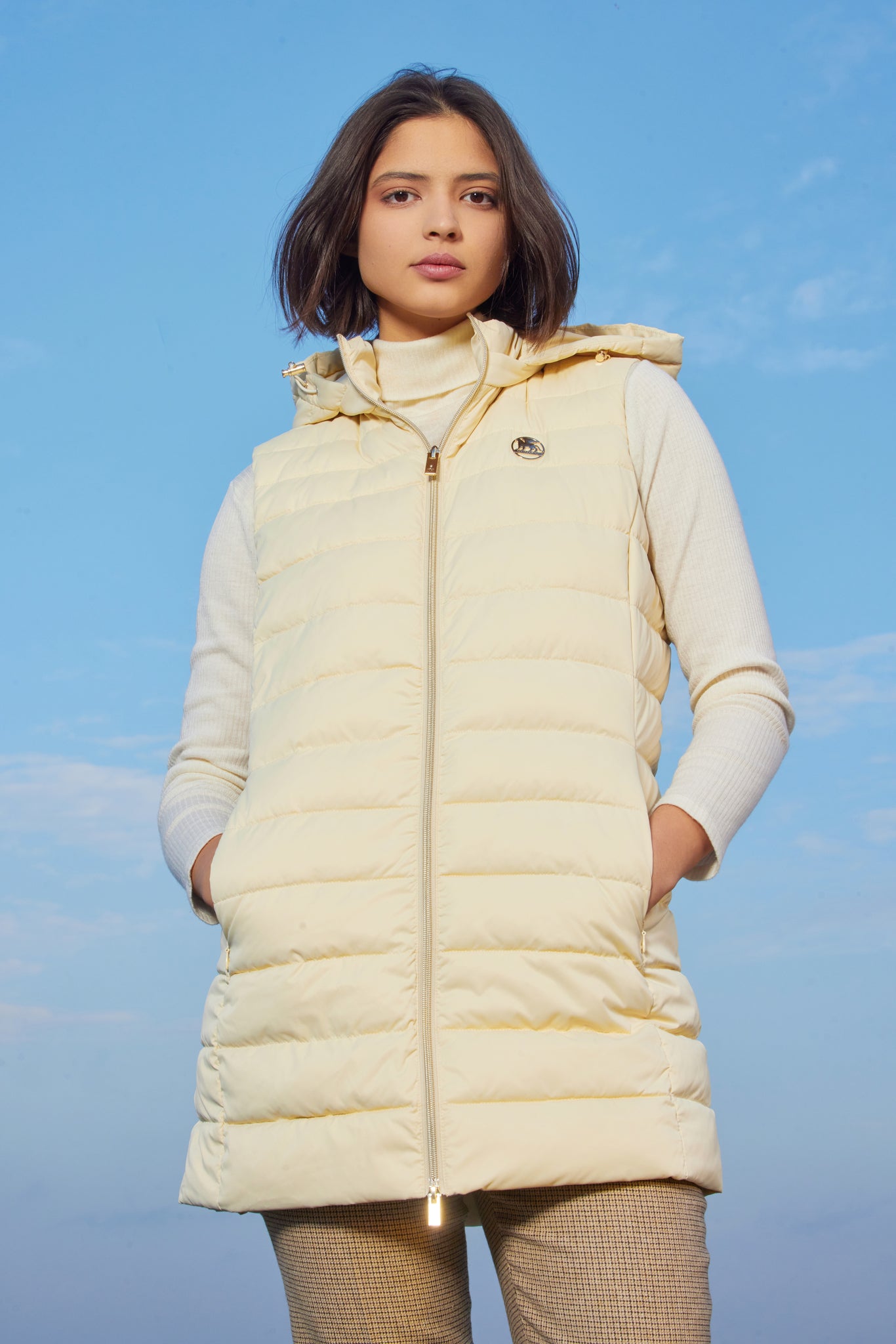 Жилет женский VESTA беленый песок