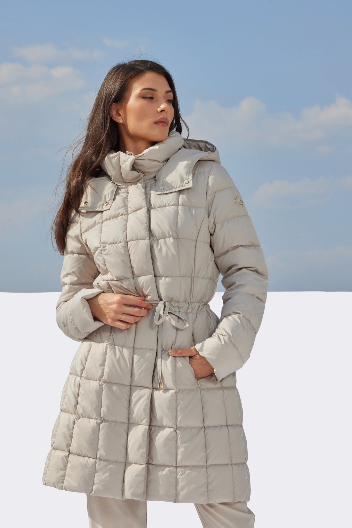 Palton de damă CARLITTA beige