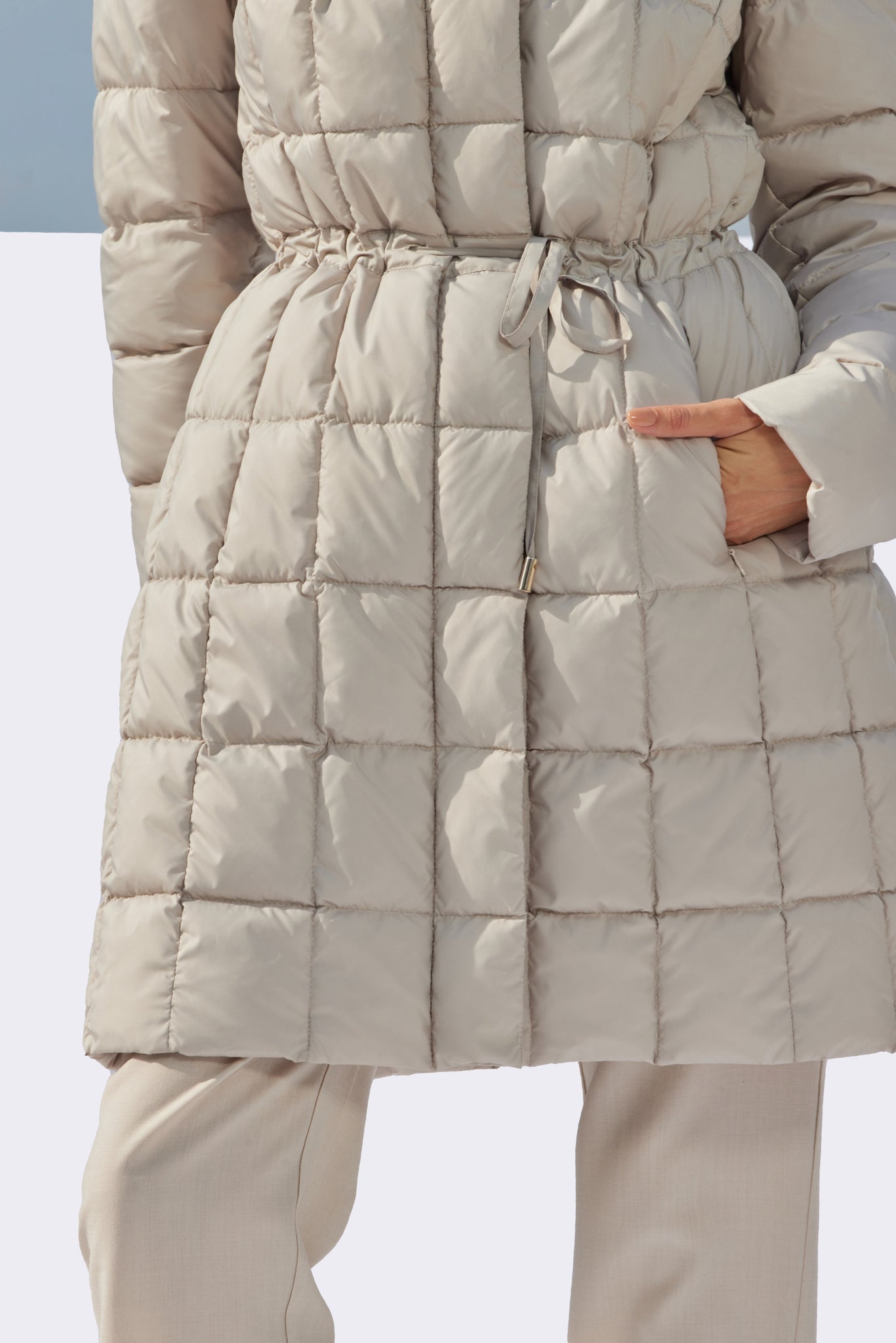 Palton de damă CARLITTA beige