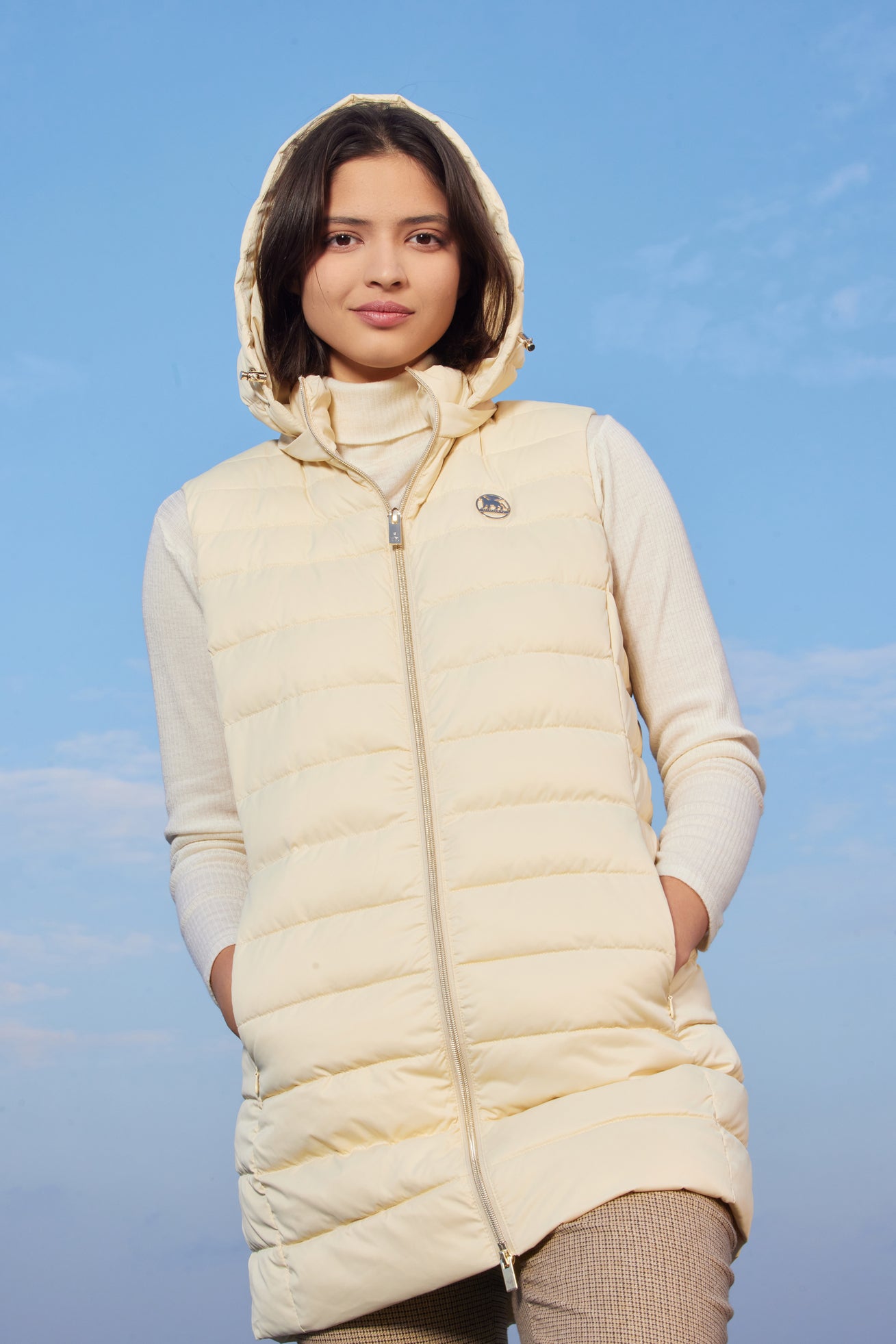 Жилет женский VESTA беленый песок