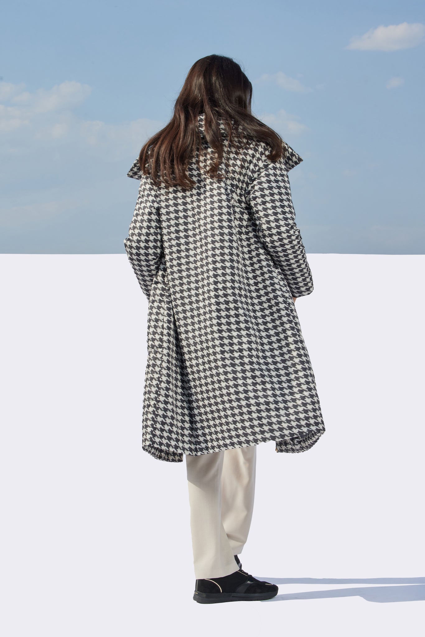 АВРОРА женское пальто с принтом