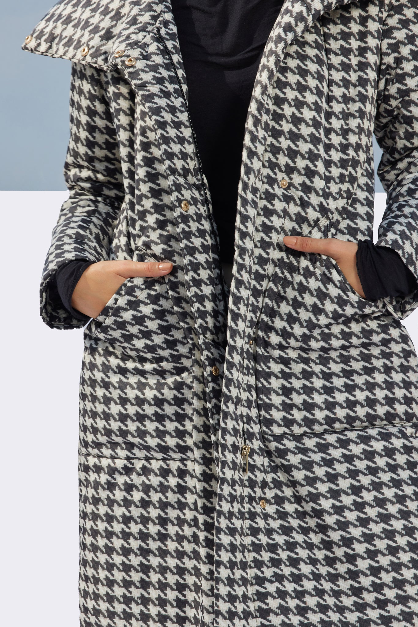 АВРОРА женское пальто с принтом