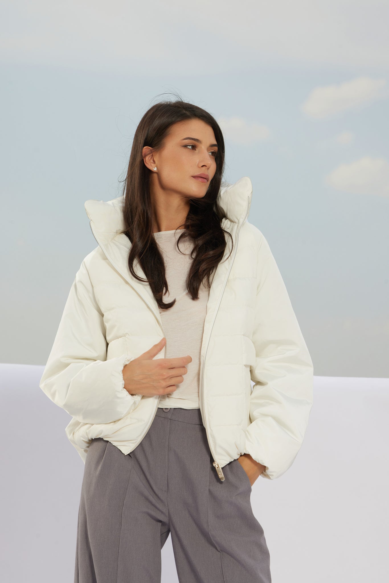 Geacă de damă SONA snow white