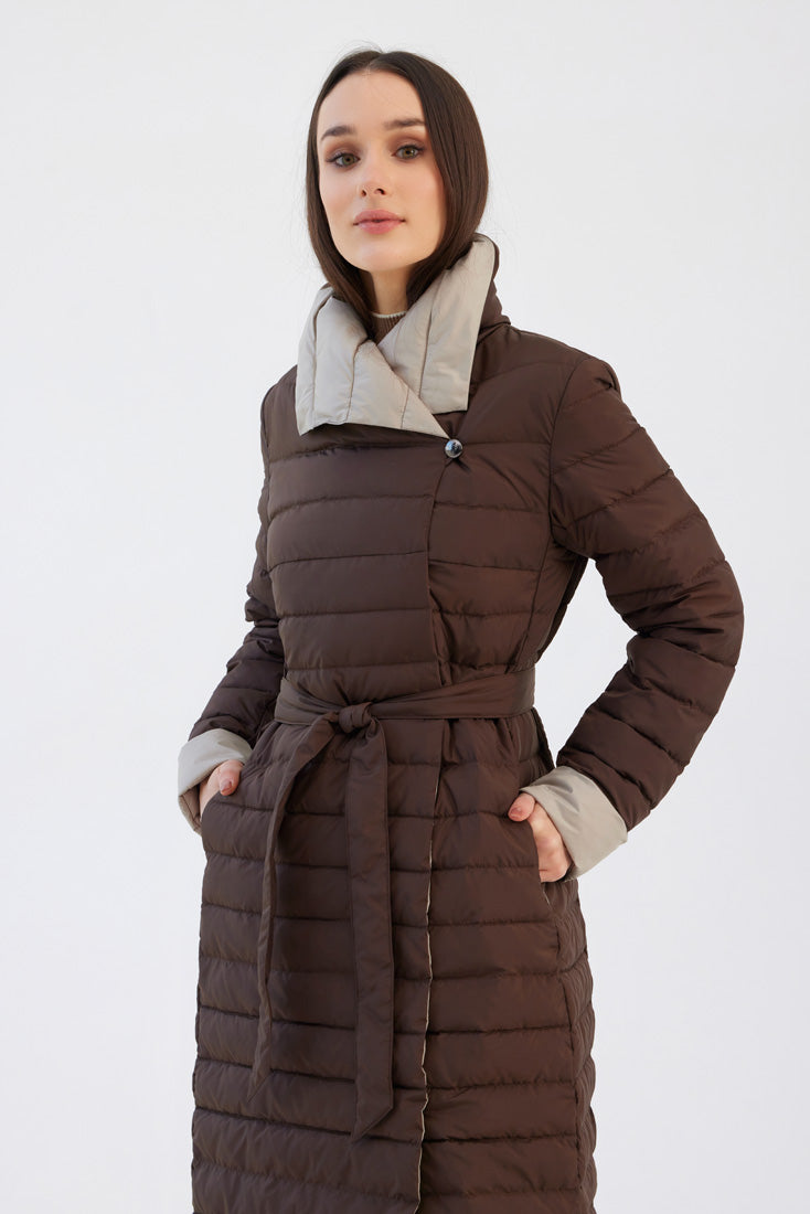 Palton de damă SATURA bronze