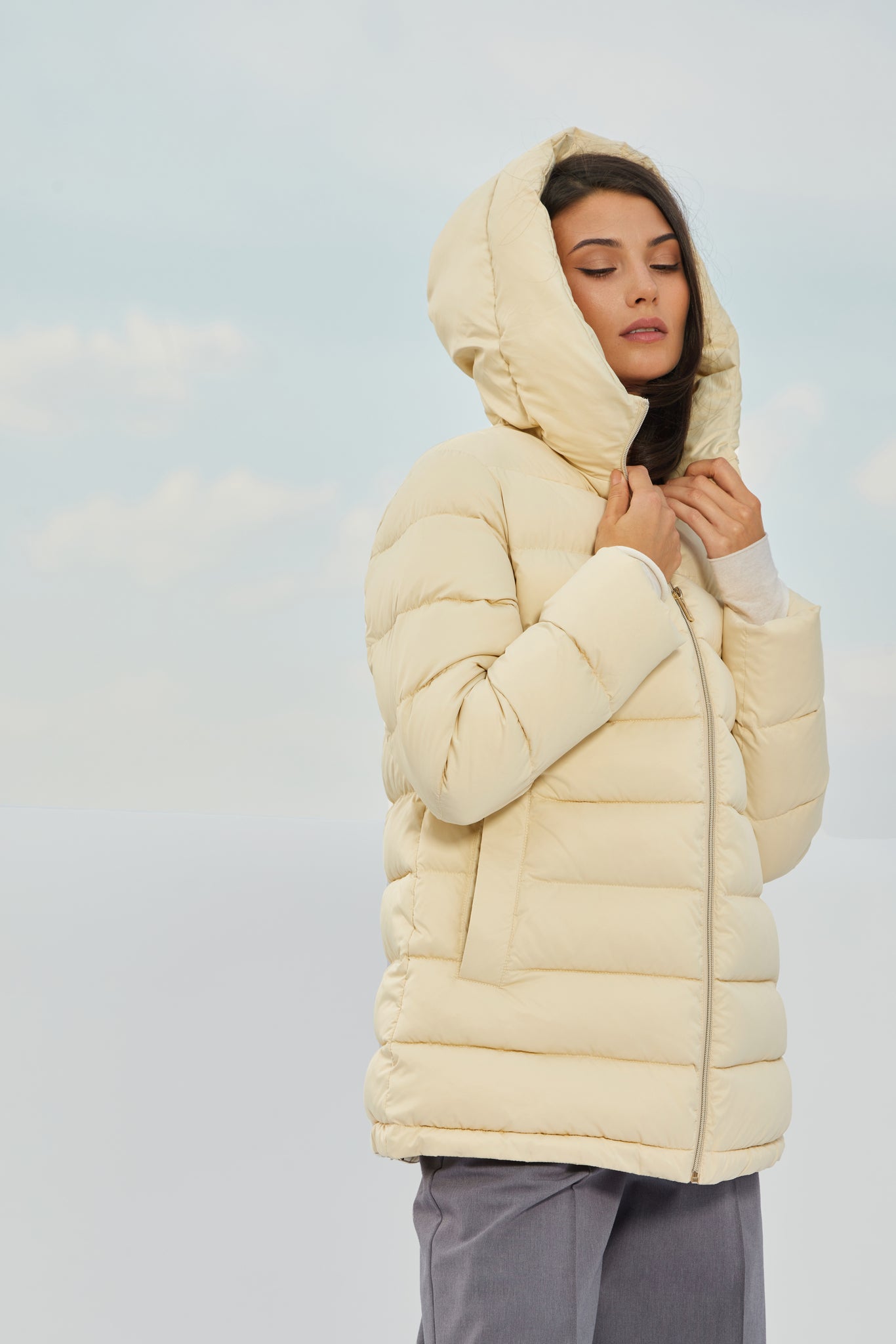 Geacă de Damă UNA bleached sand