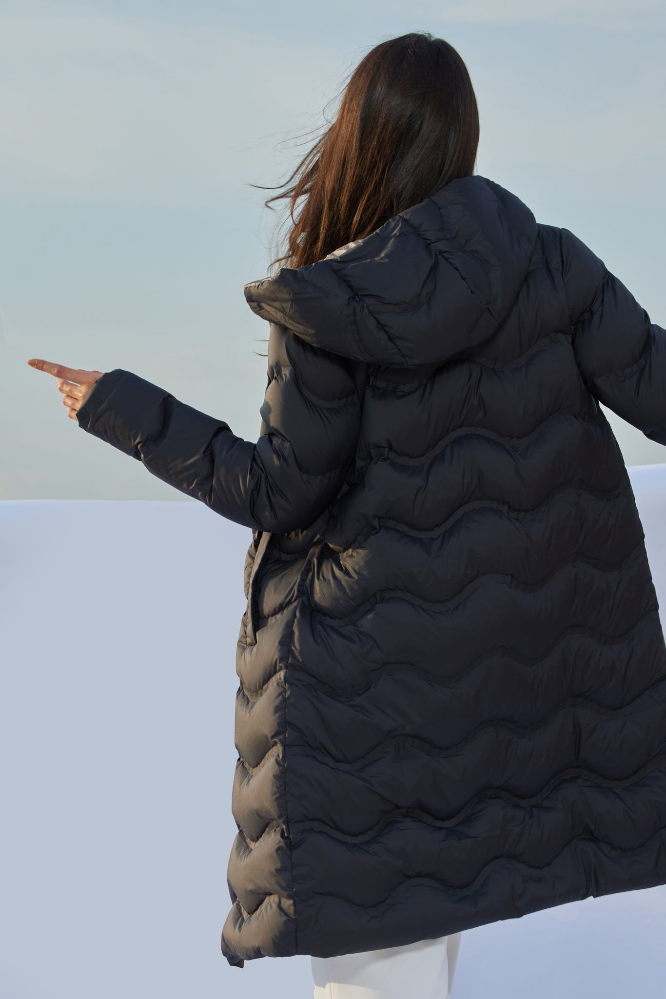 JANNA черное женское пальто