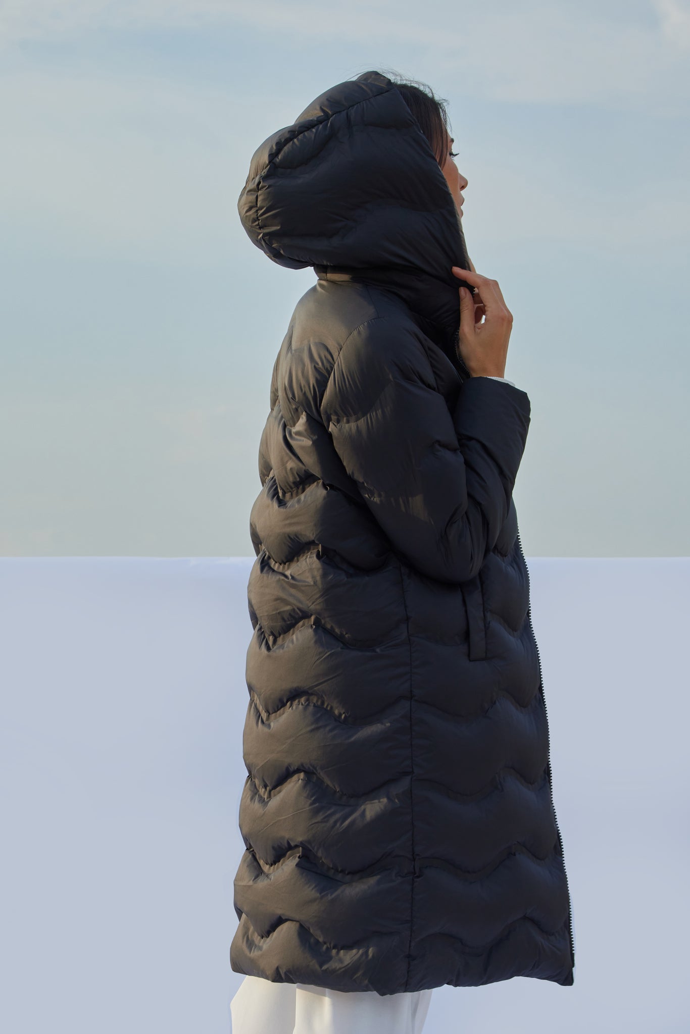 JANNA черное женское пальто