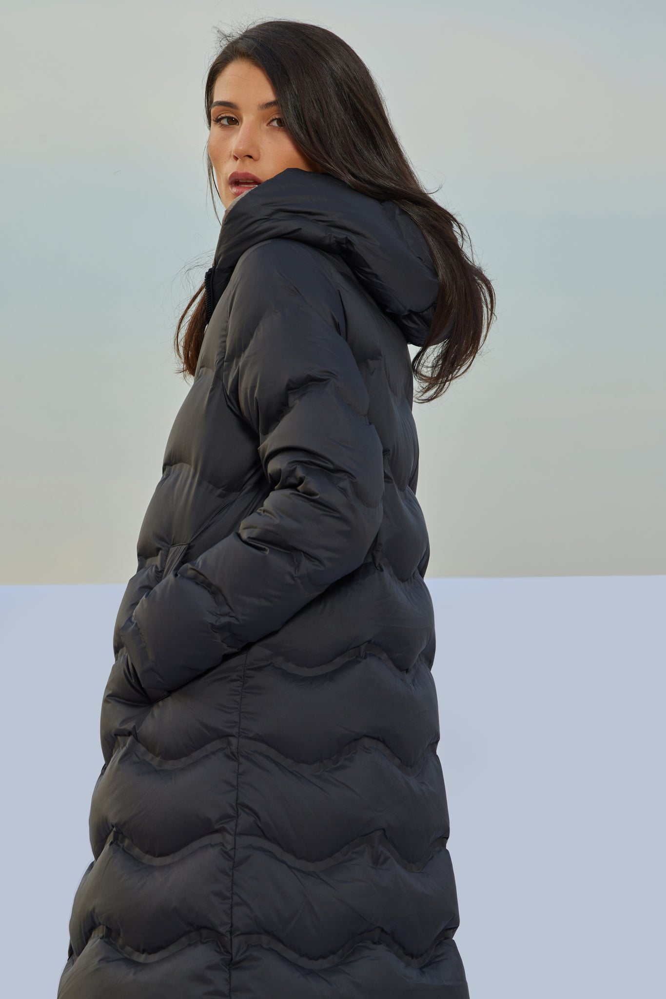 JANNA черное женское пальто