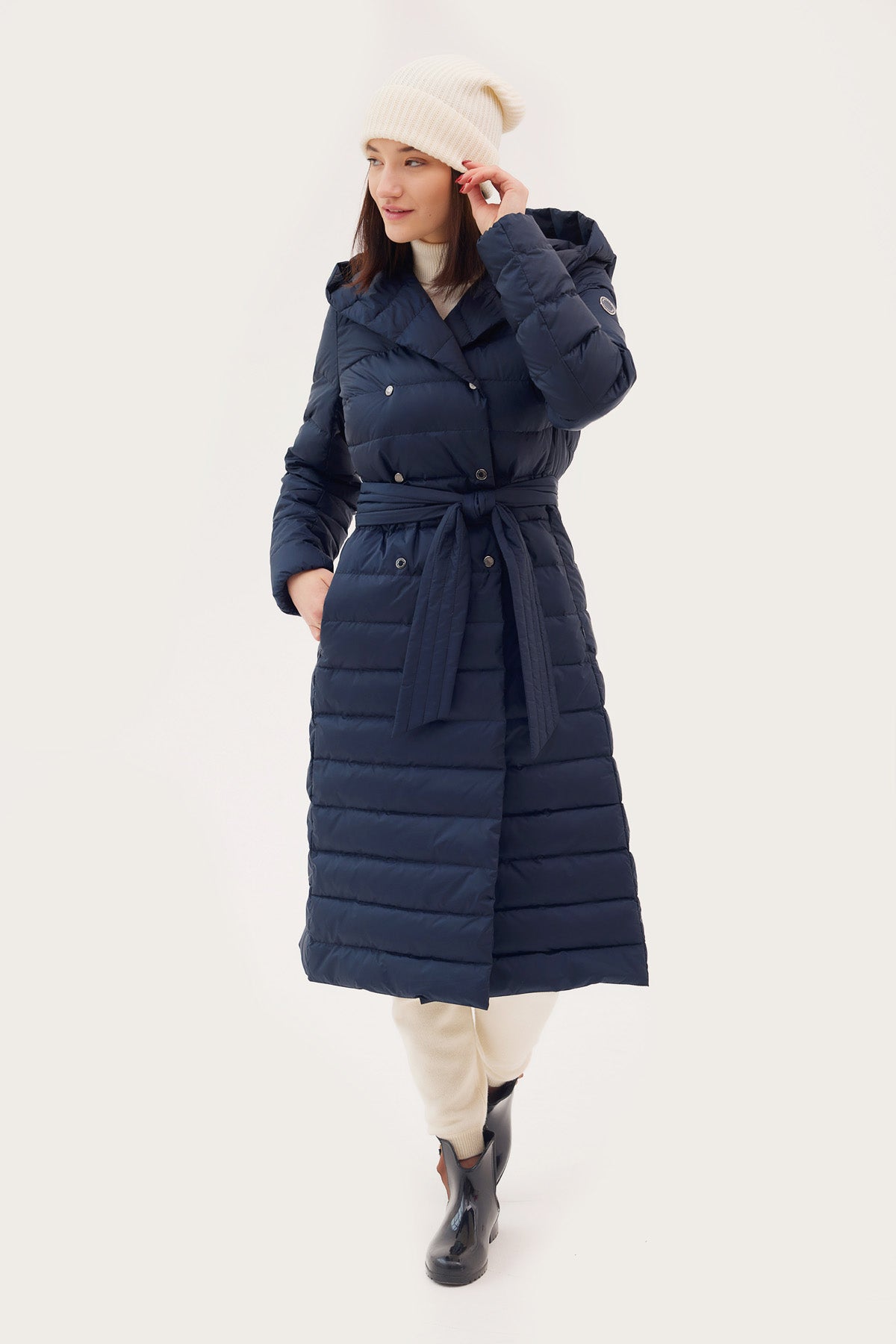 Palton de Damă JULIA navy