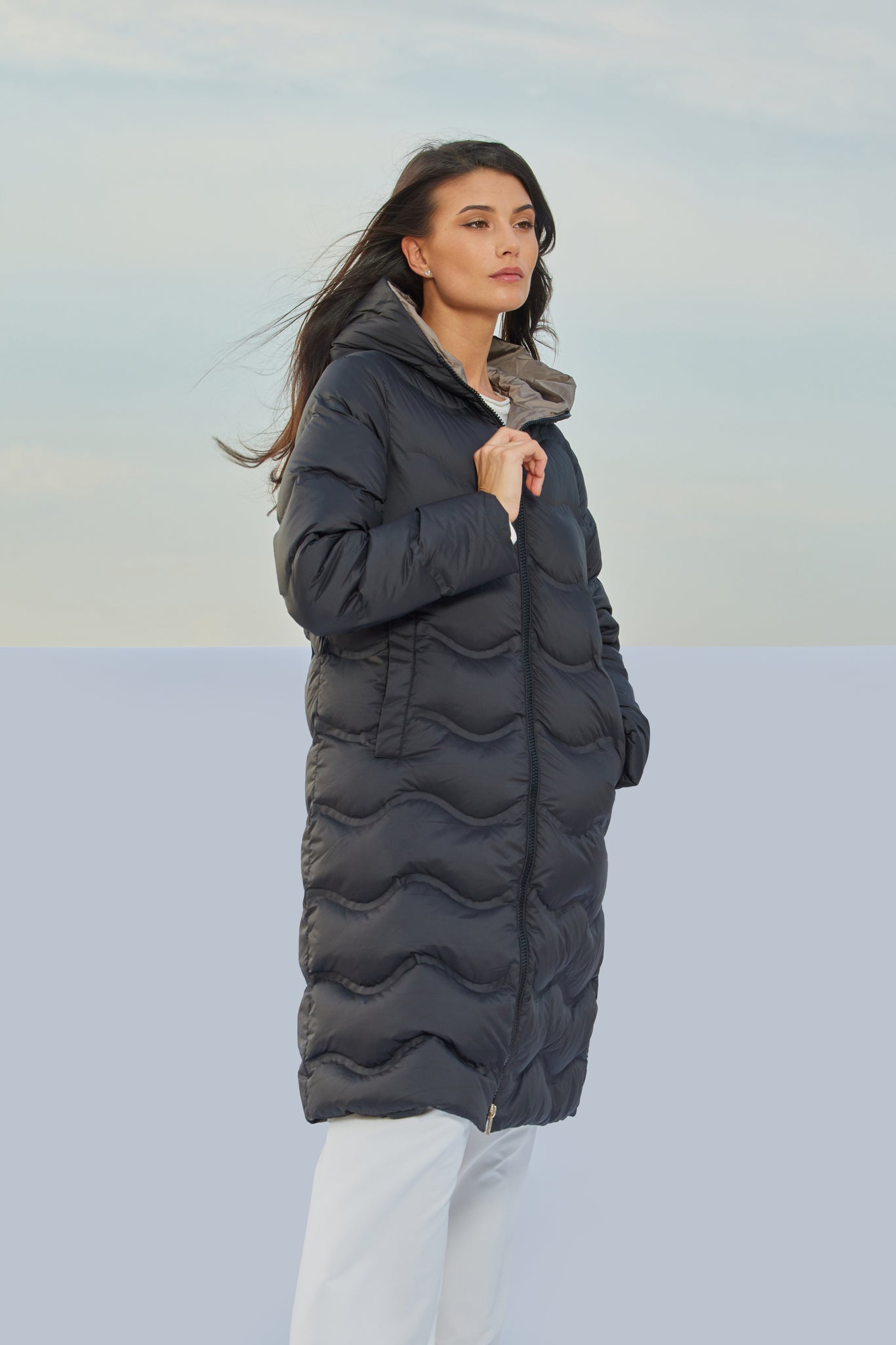 JANNA черное женское пальто