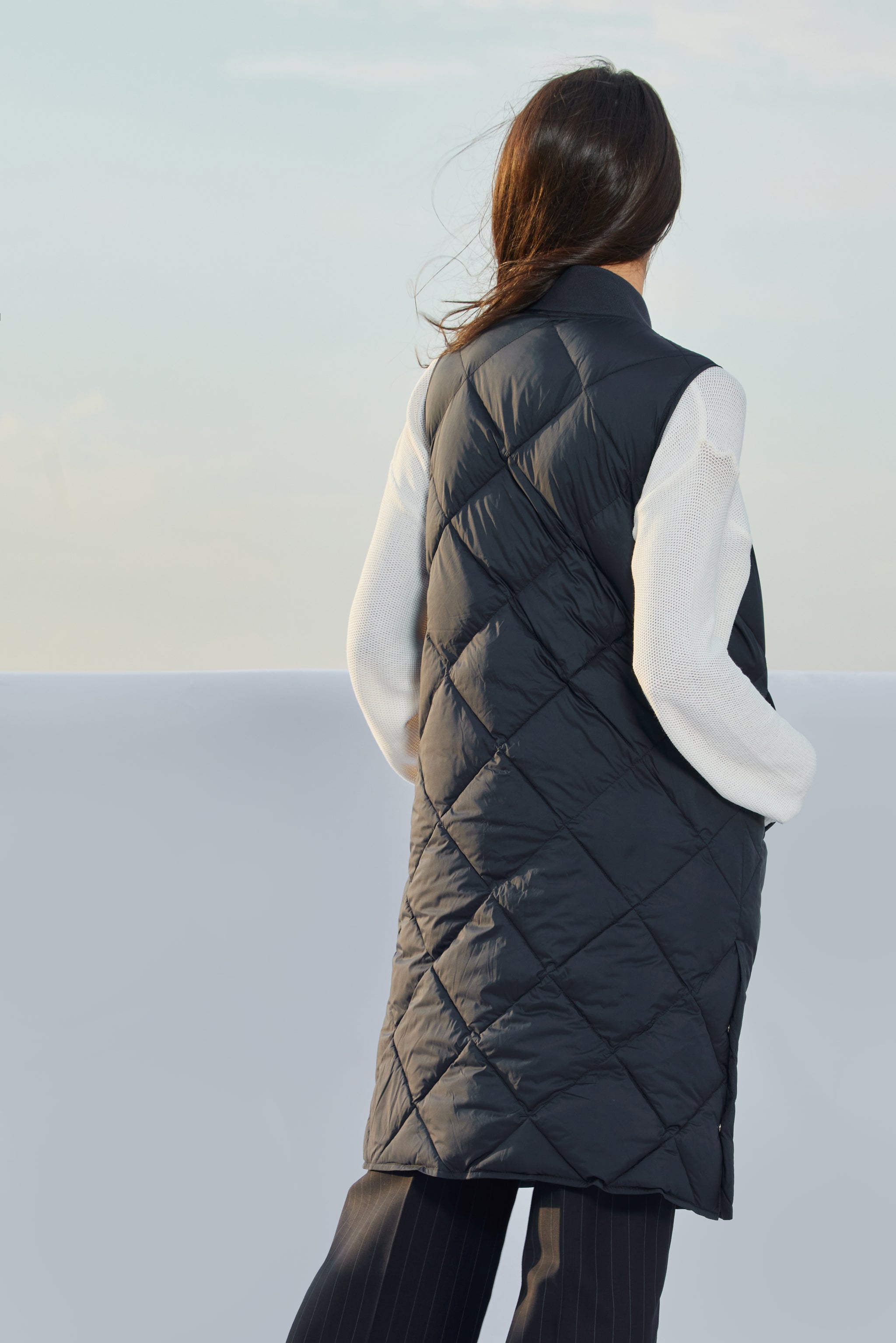 Vestă de damă SIANA dark navy