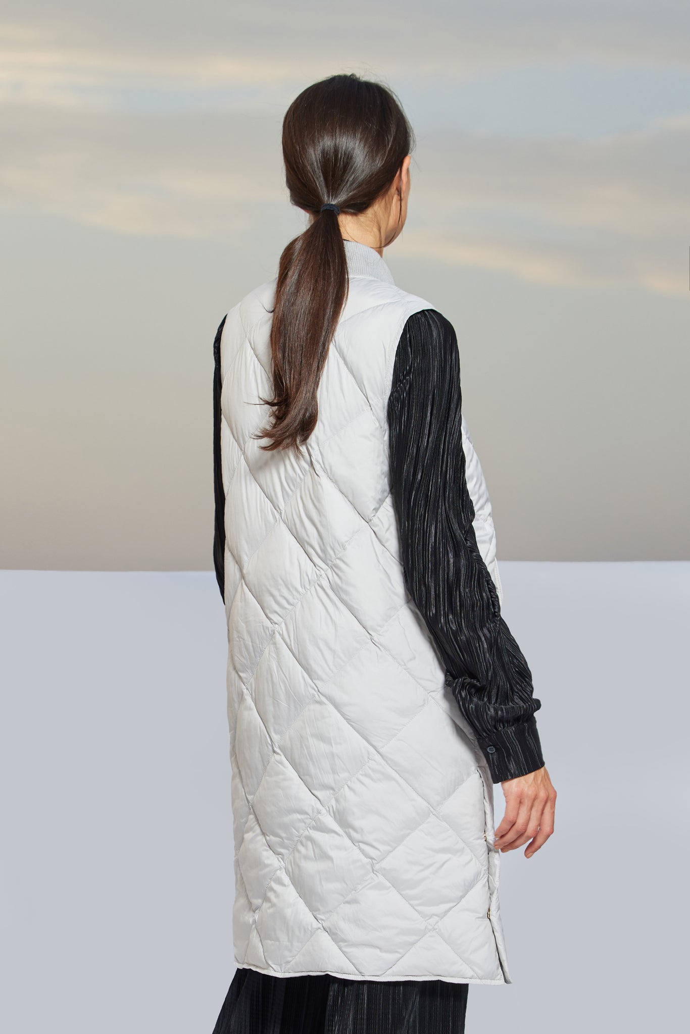 Vestă de damă SIANA grey violet