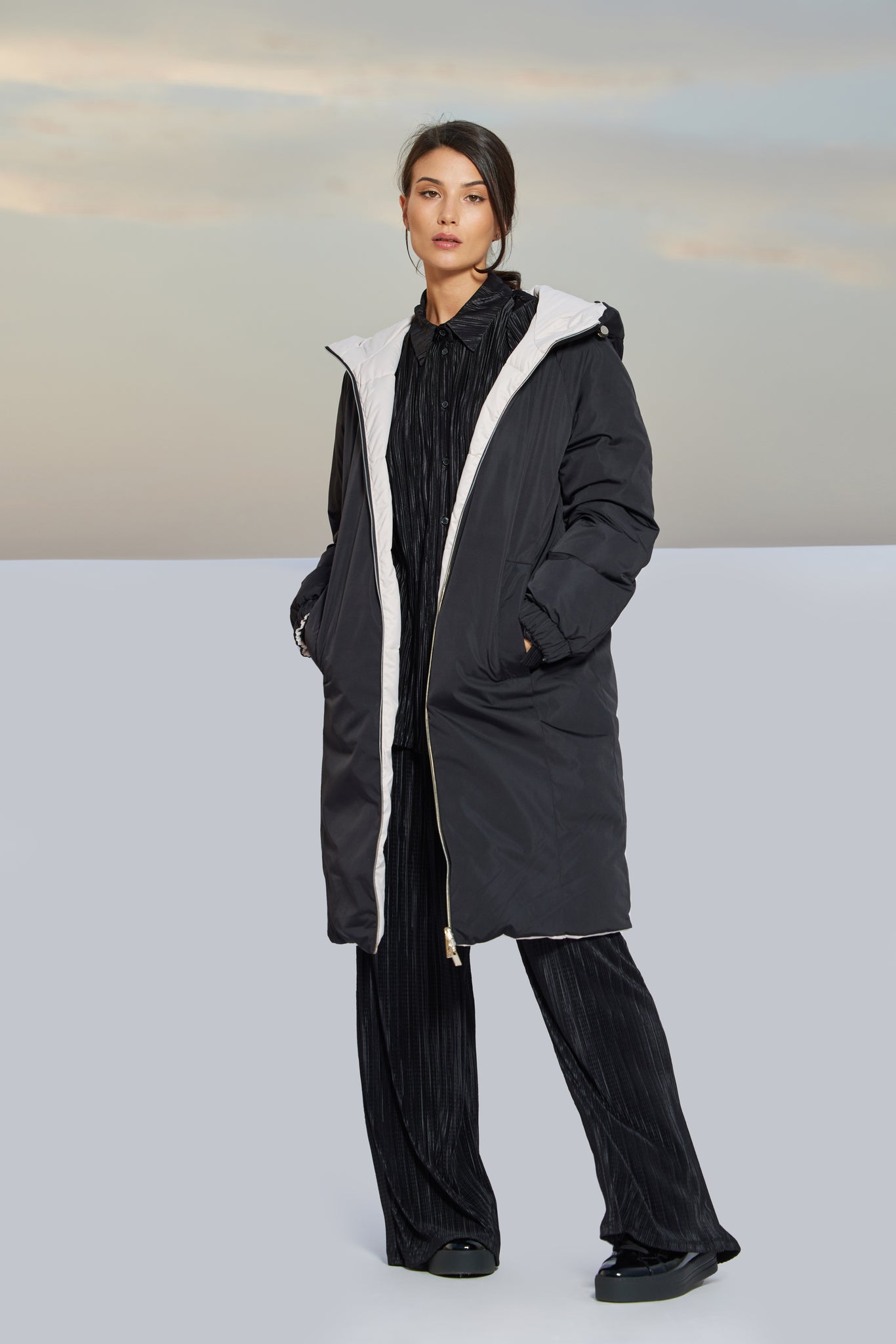 Palton de dama FARIDA black