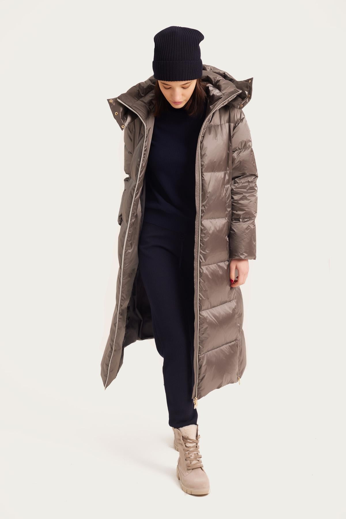 Palton de damă VENERA frost grey