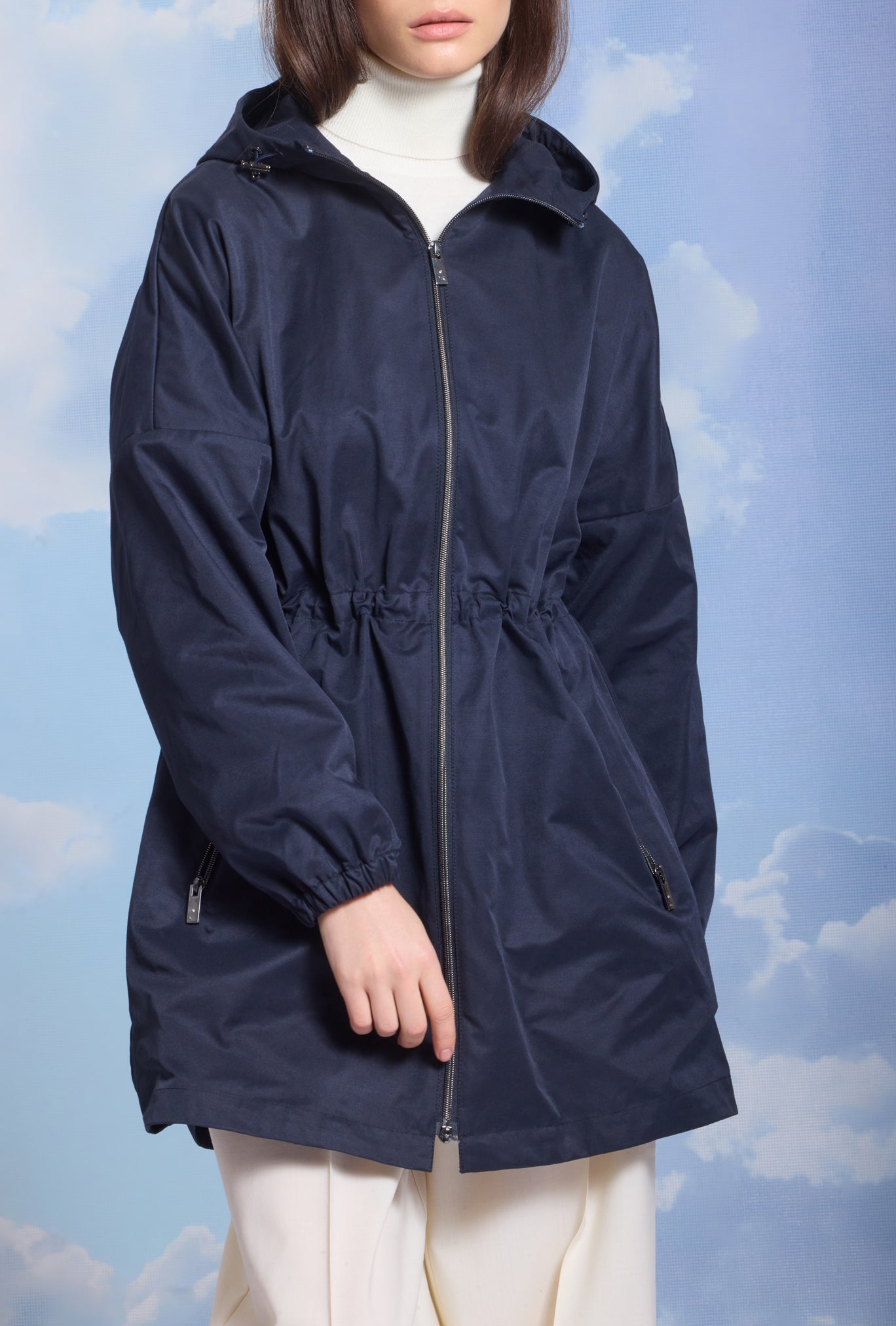 Trenci de damă HOLLY dark navy