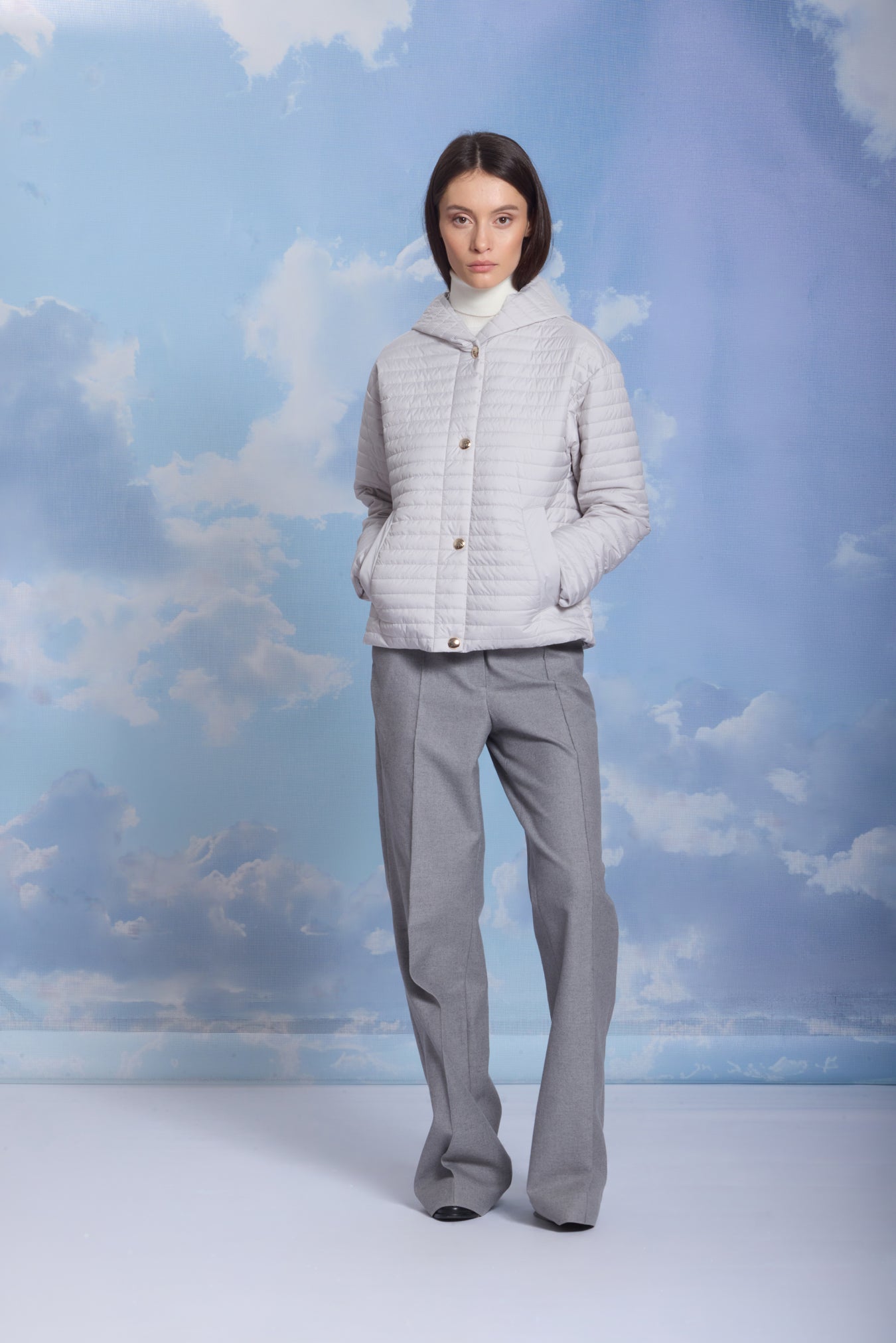 Geacă de damă ELINA grey violet