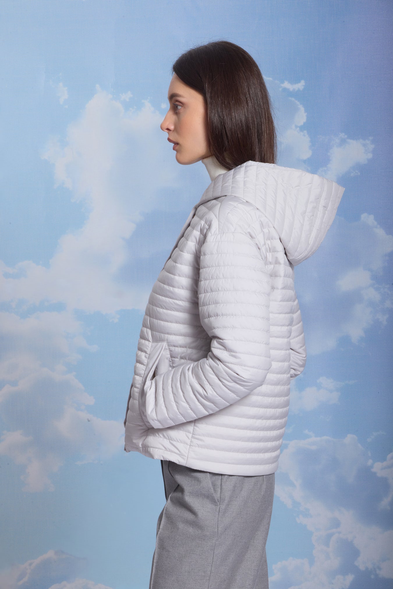 Geacă de damă ELINA grey violet