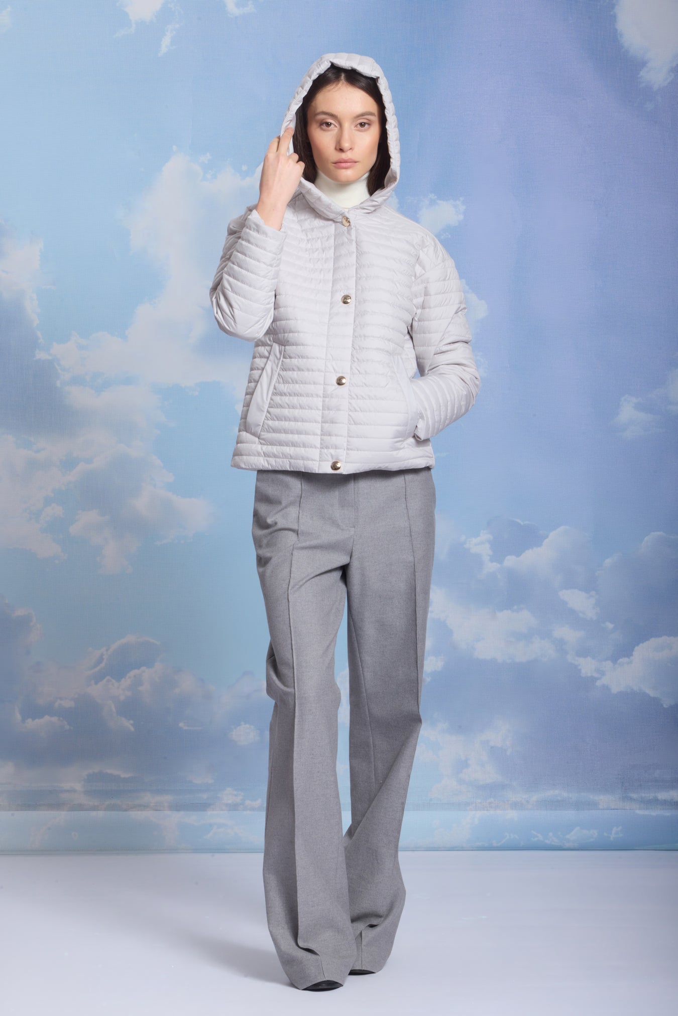 Geacă de damă ELINA grey violet