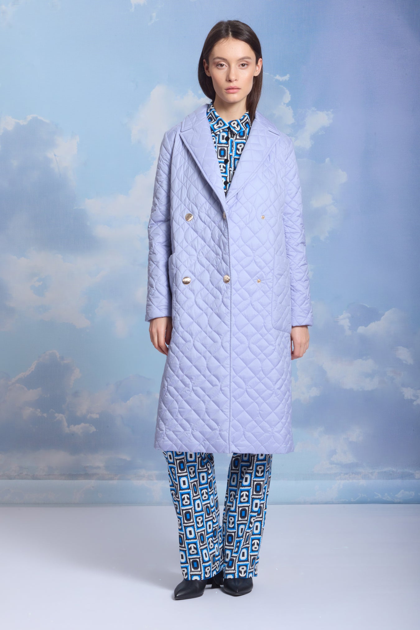 Palton de dame BLUE aleutian