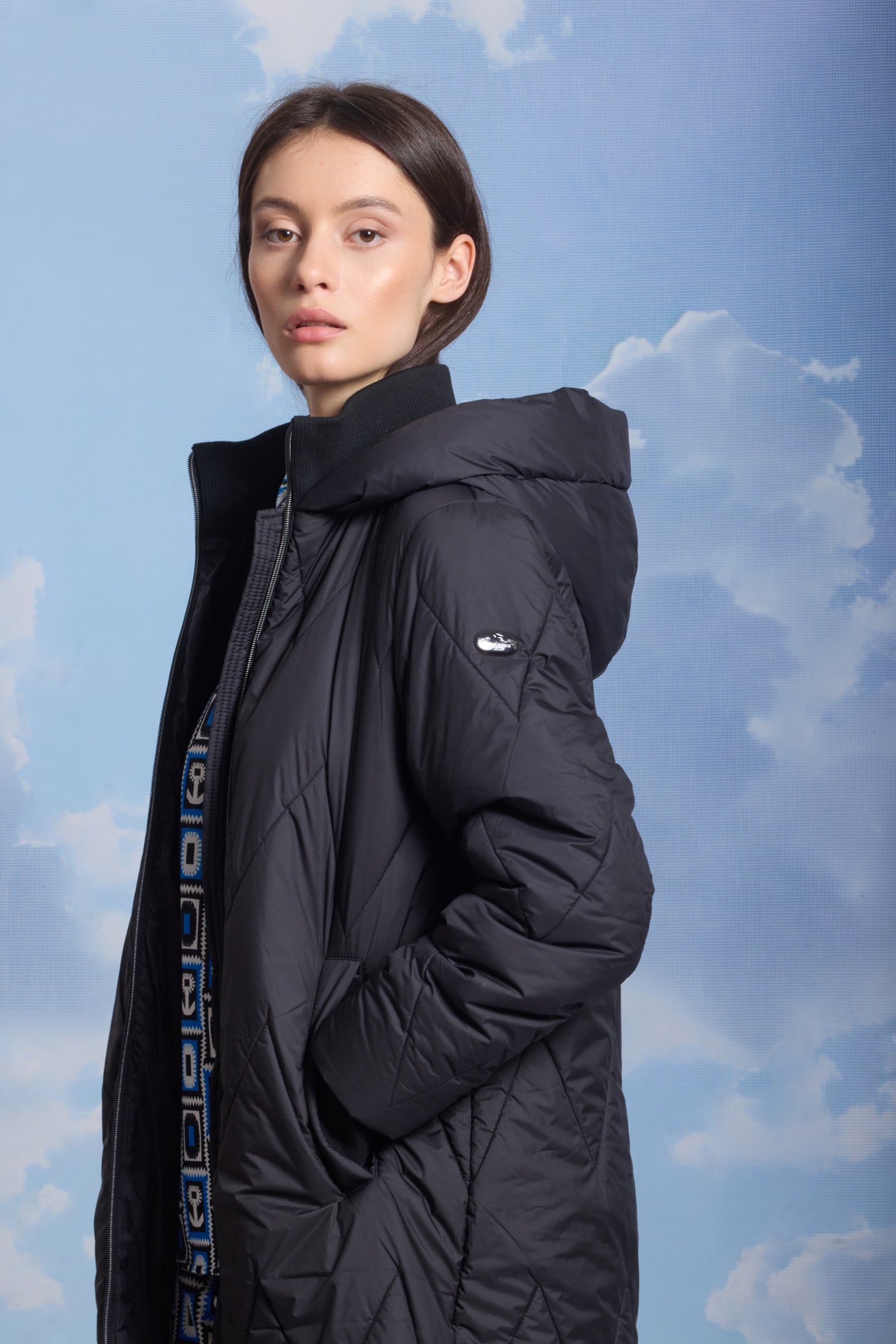 Palton de damă MALIA black