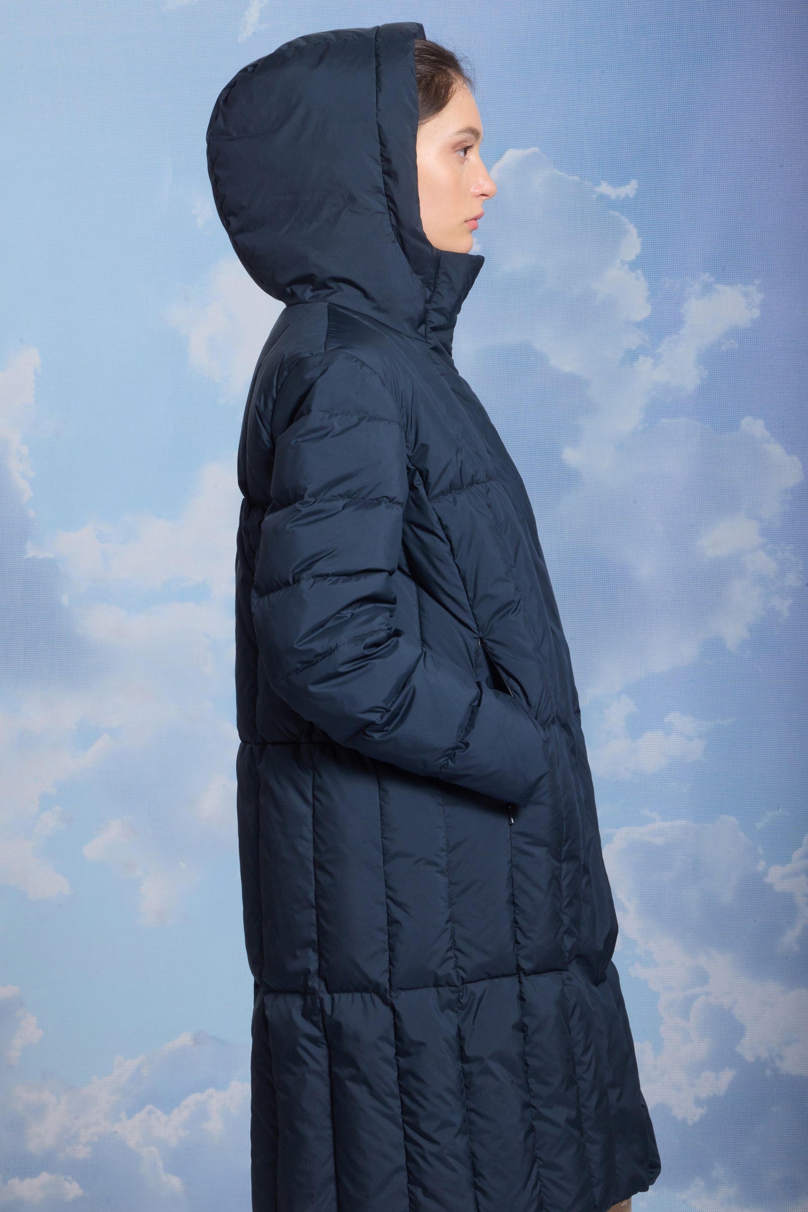 Palton de damă ARPI dark navy