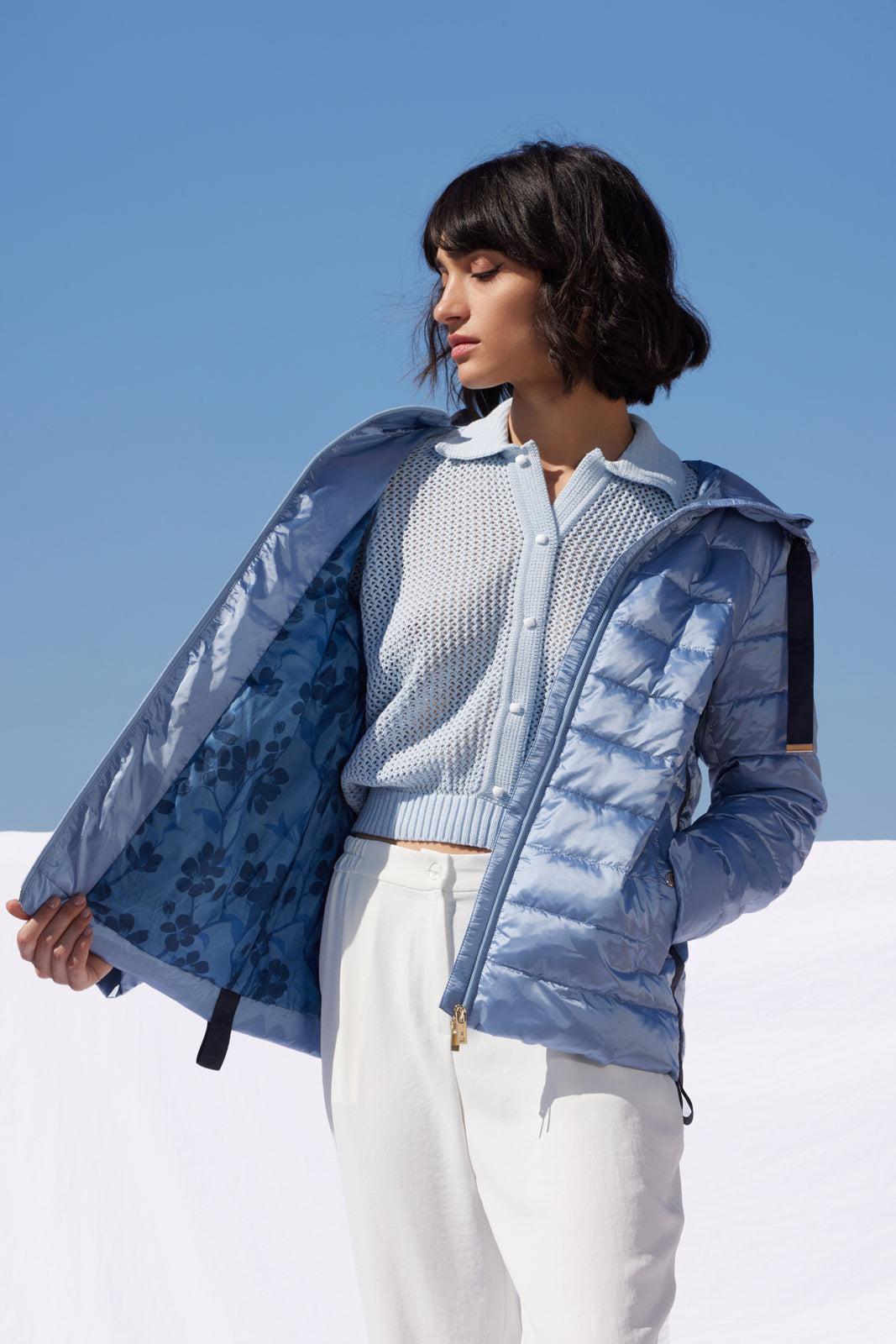 Geacă damă NOVA – dusty blue (light blue)