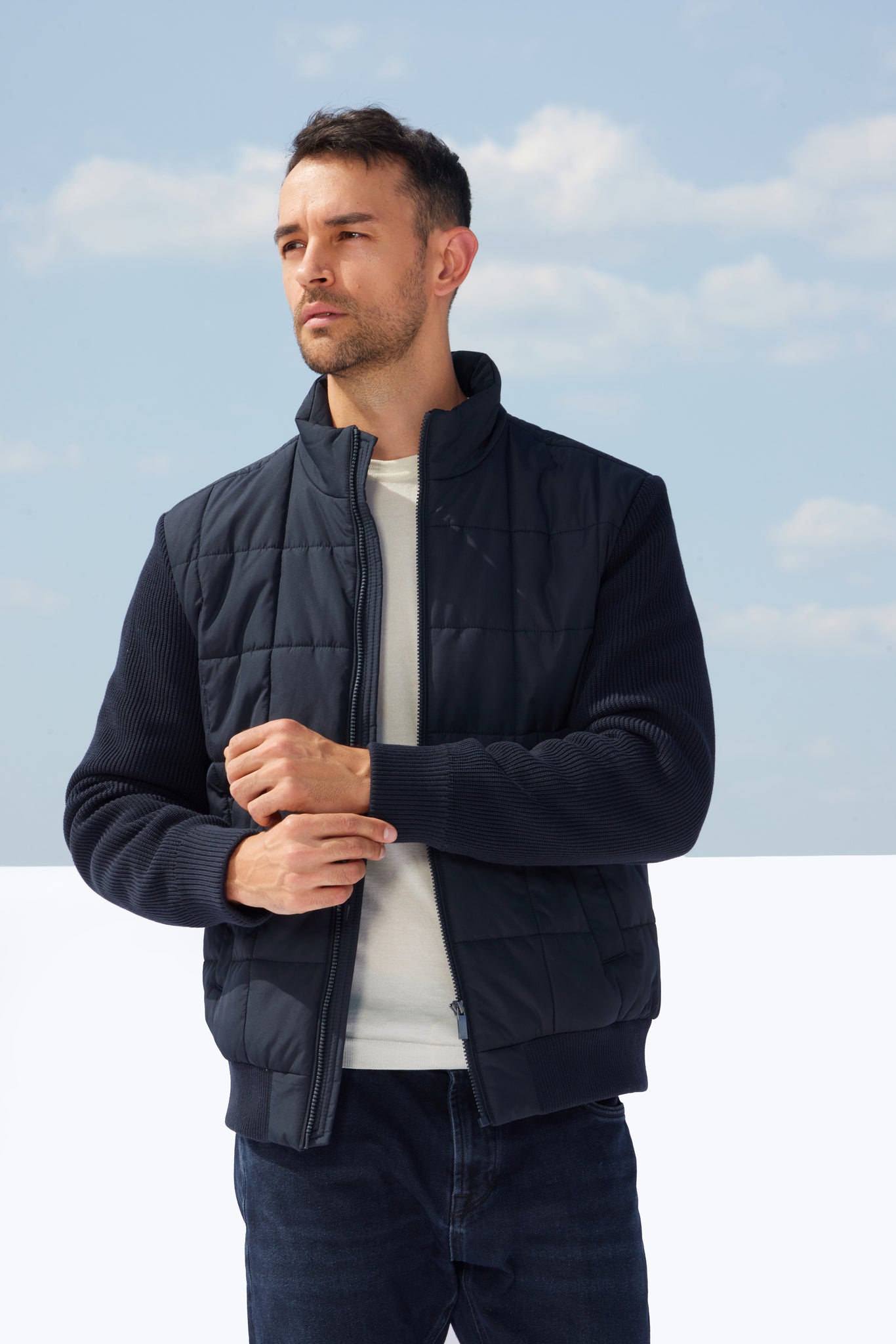 Geaca matlasata ARGUS dark navy