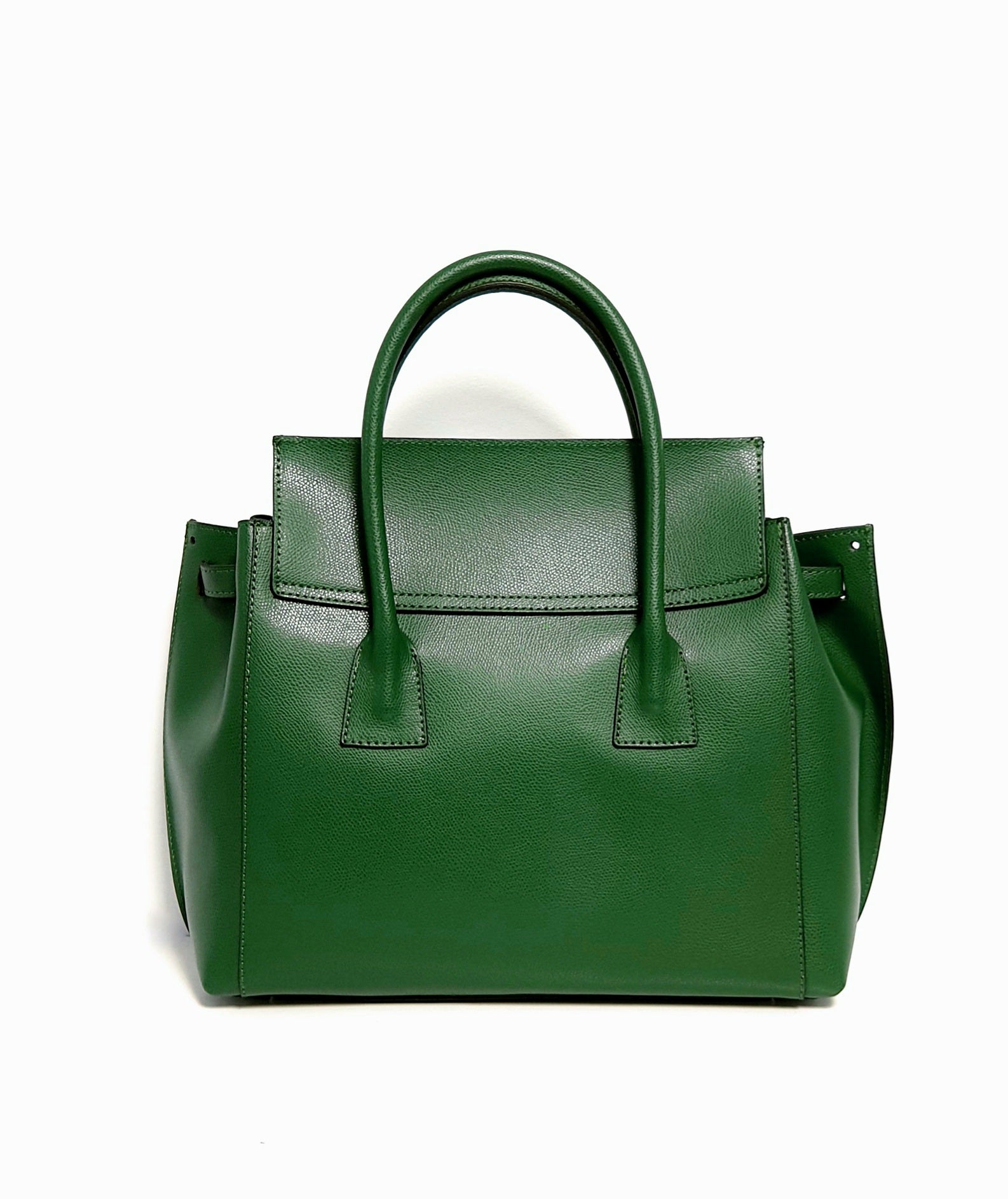 Geantă damă din piele naturală Parma Green Big Tote – Verde | Made in Italy