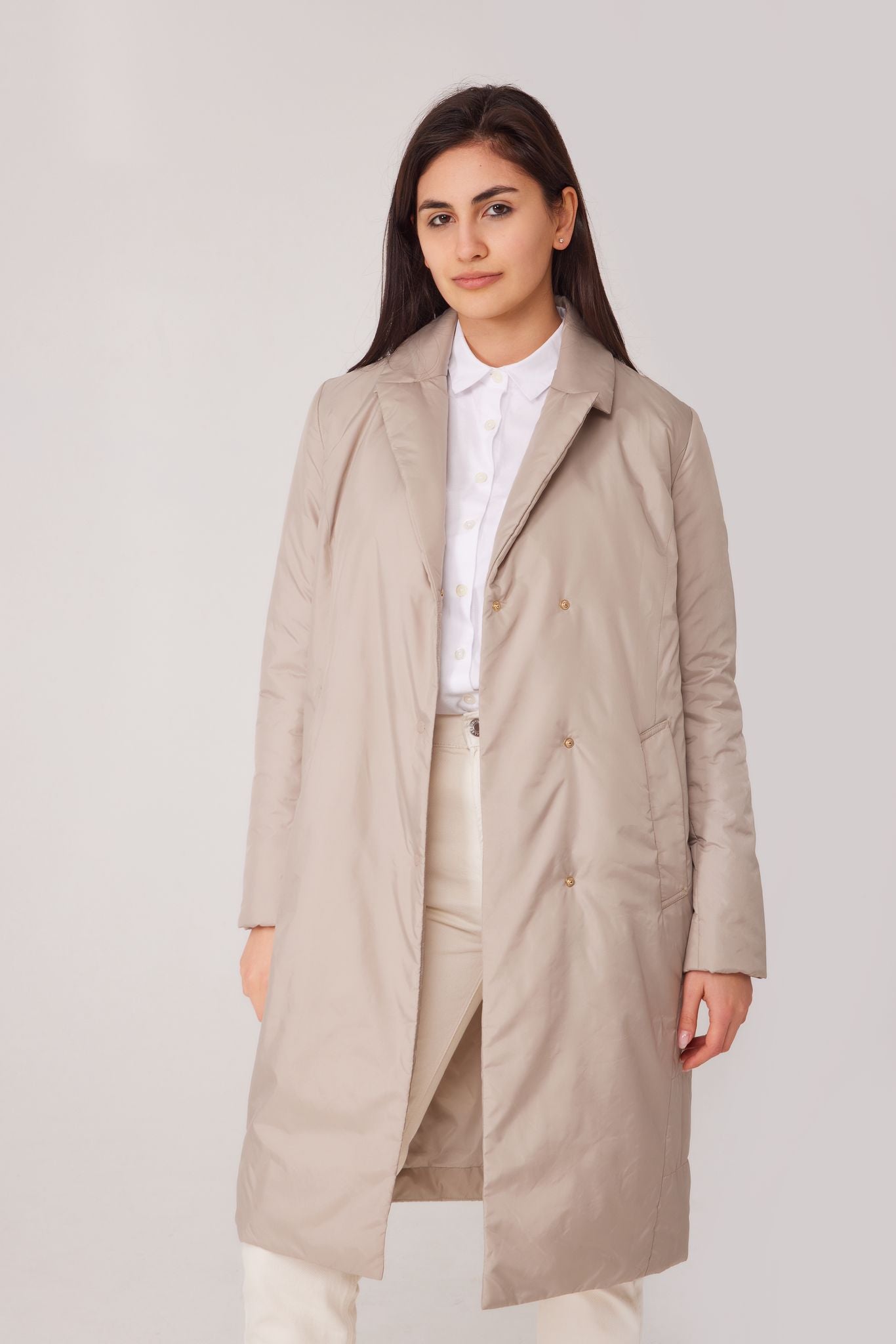 Palton damă VIKI, stucco