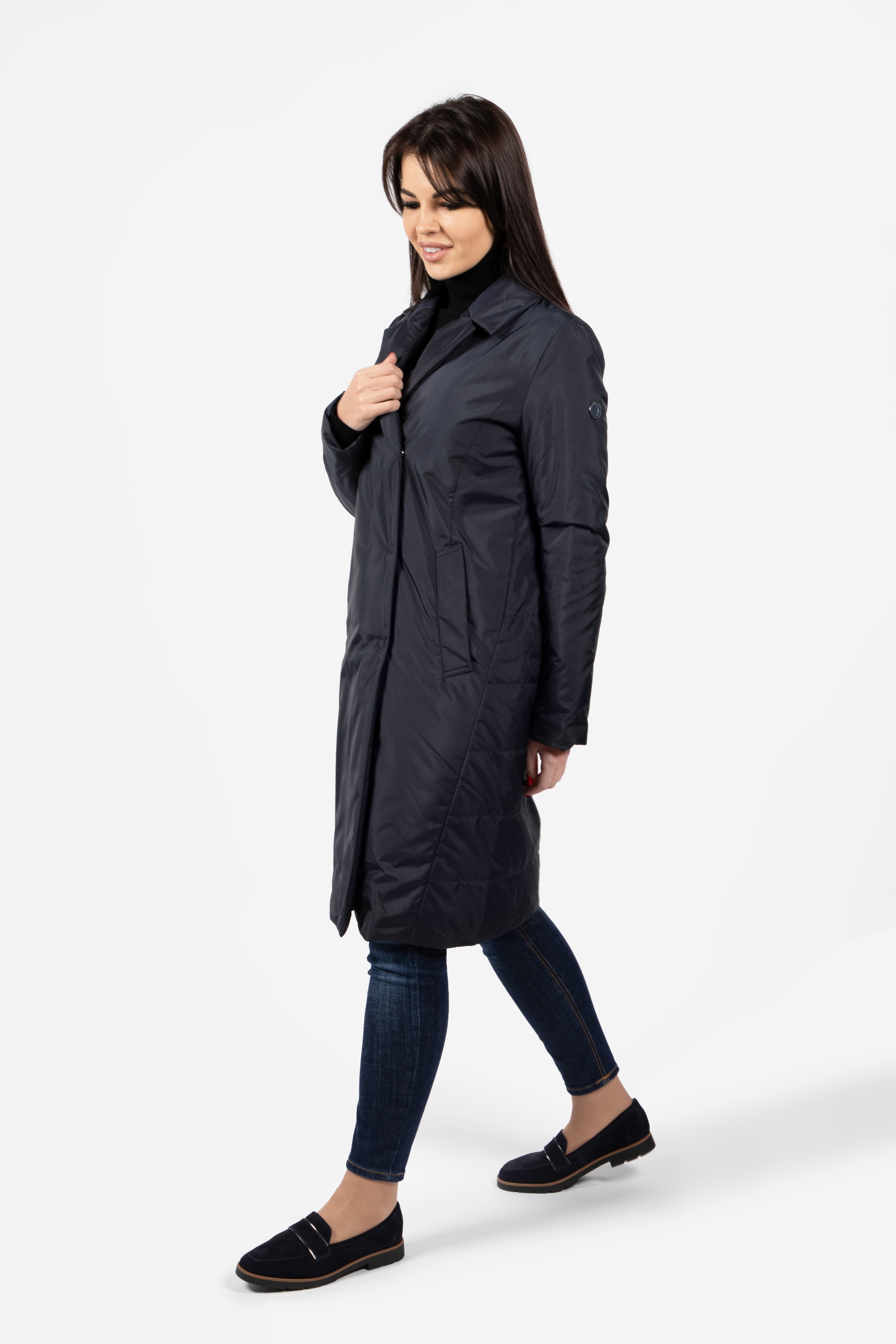 Palton de damă model VIKI – navy