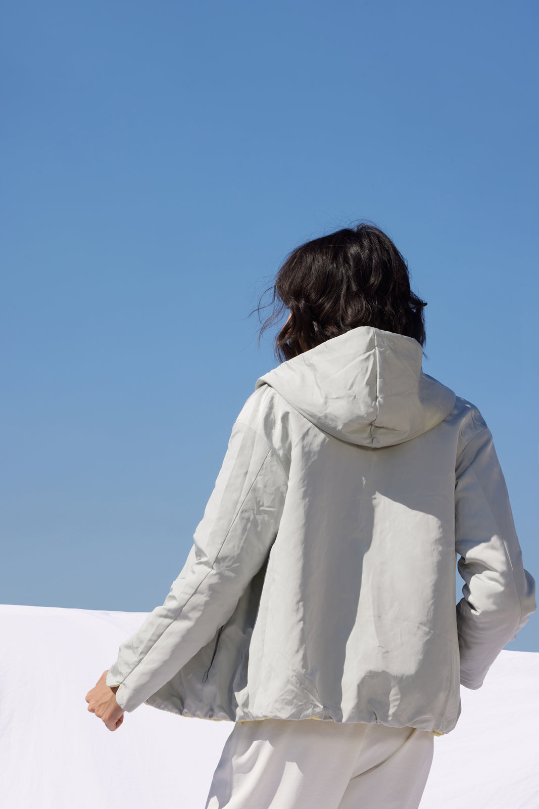 LERIA – Jachetă damă reversibilă, wax yellow / pigeon