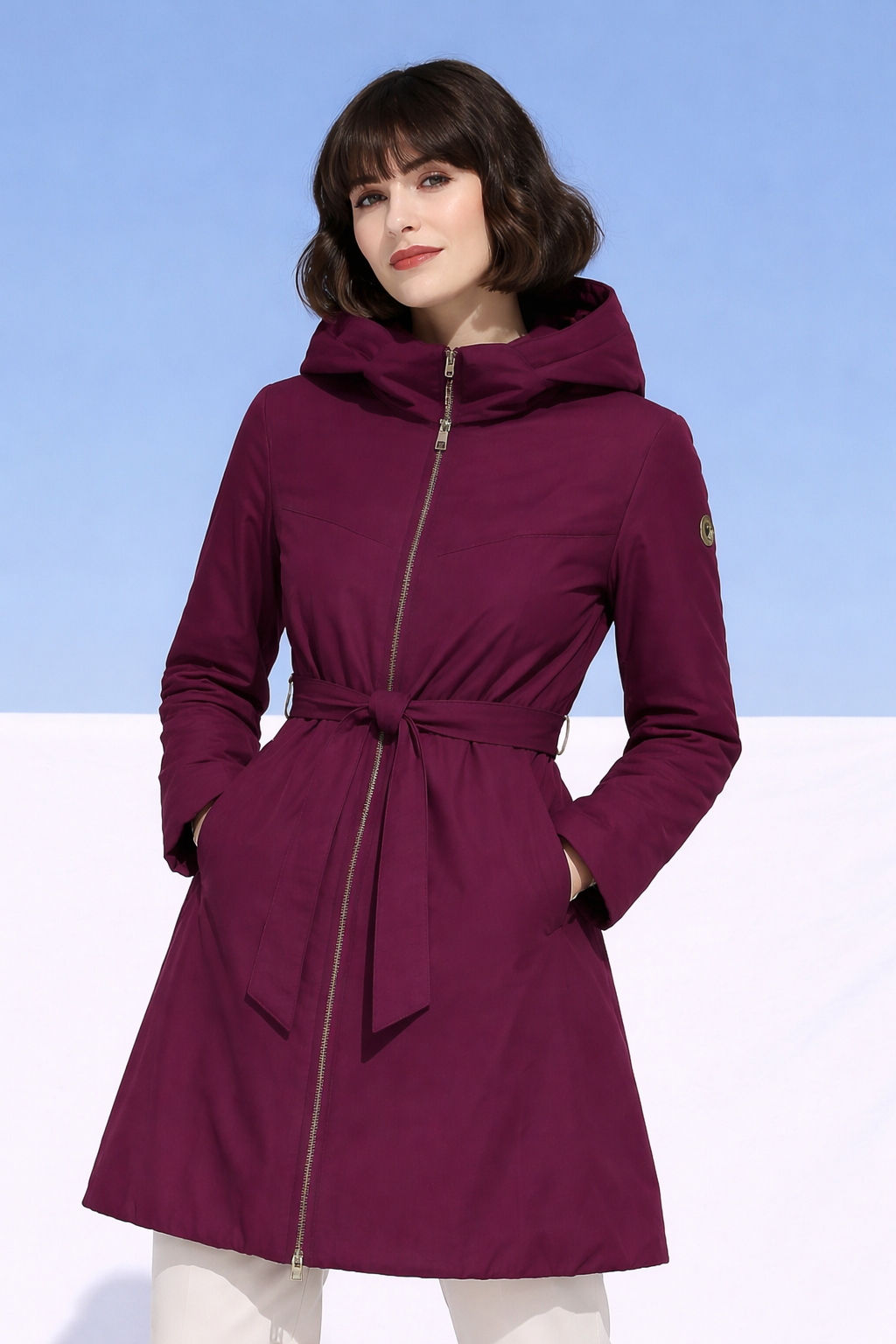 Palton de damă RADA plumb perfect/  violet