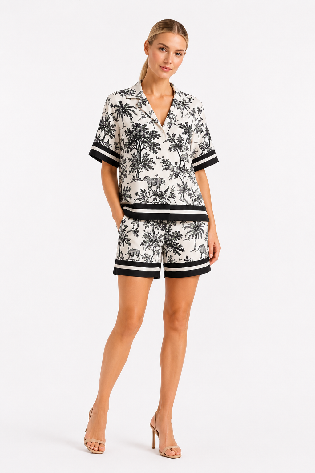 Set damă SAFARI toile black