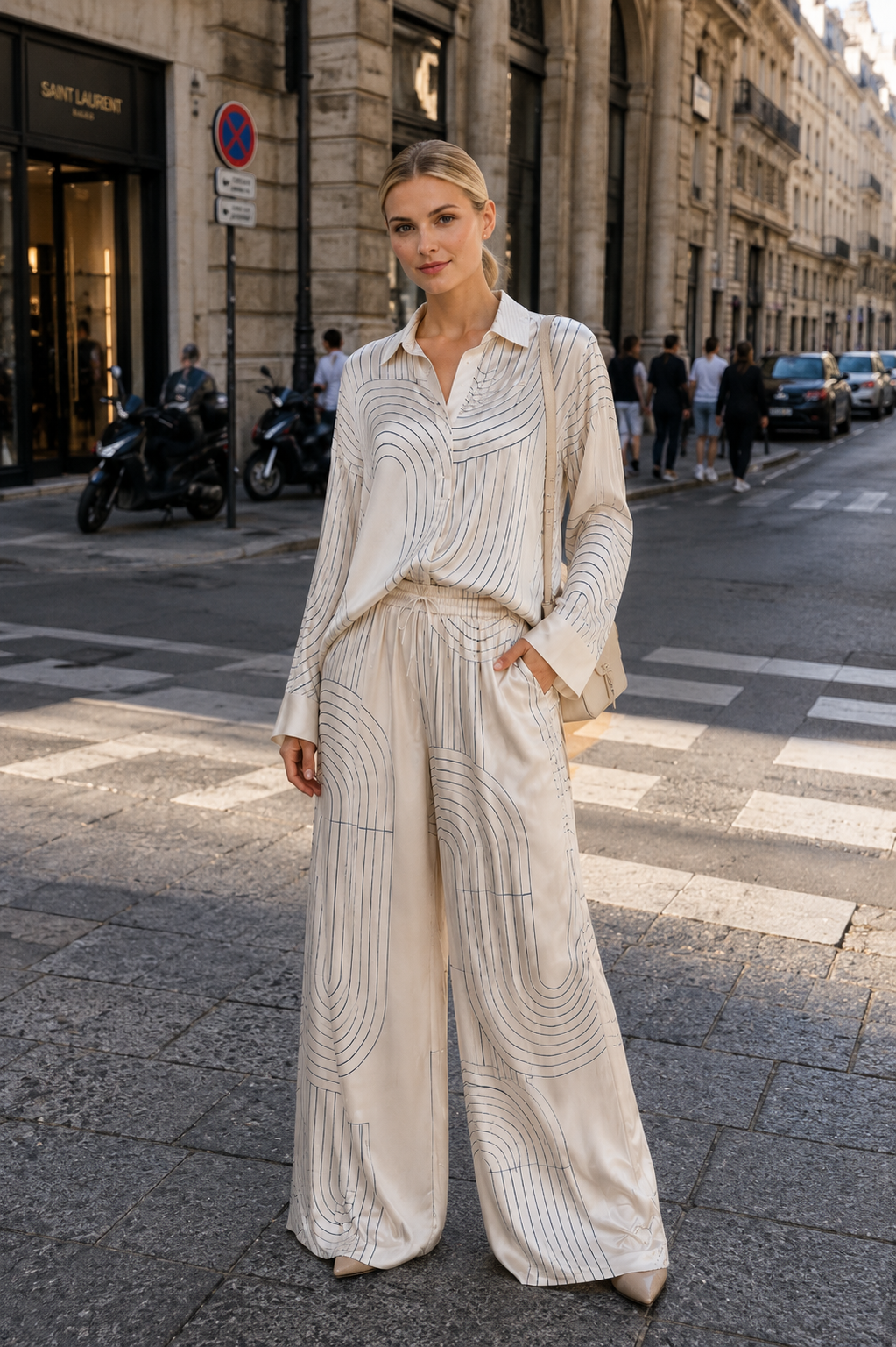 Set damă LINES ivory