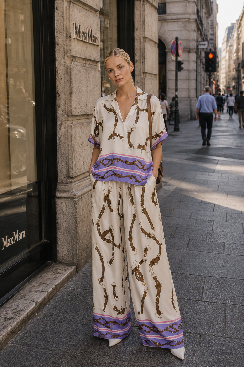 Set damă CHAINS ivory