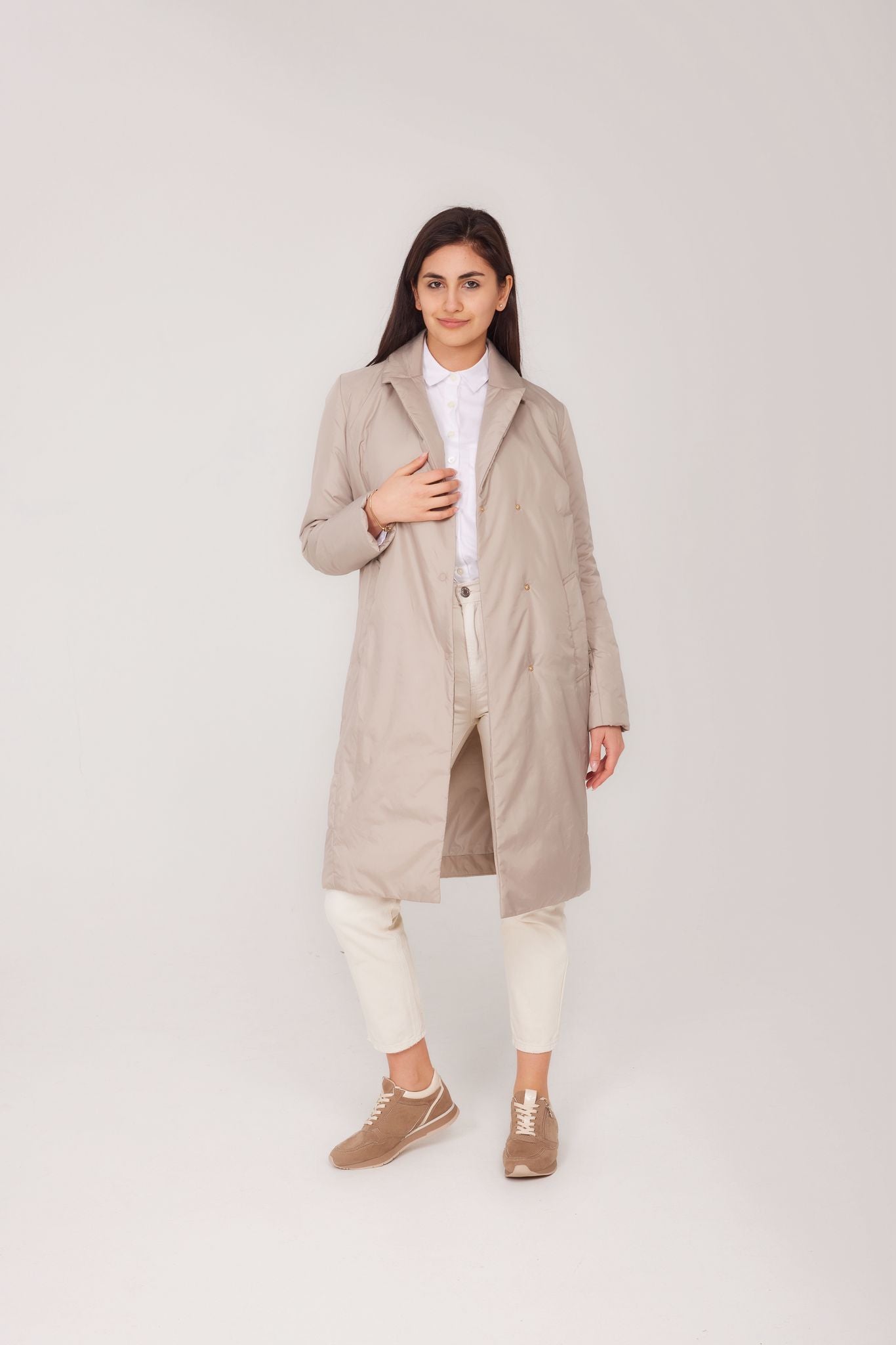 Palton damă VIKI, stucco