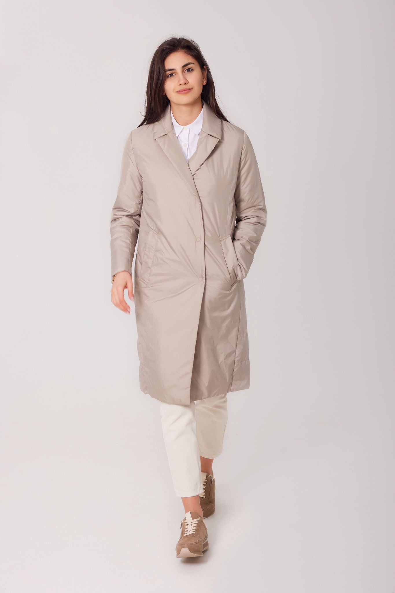 Palton damă VIKI, stucco