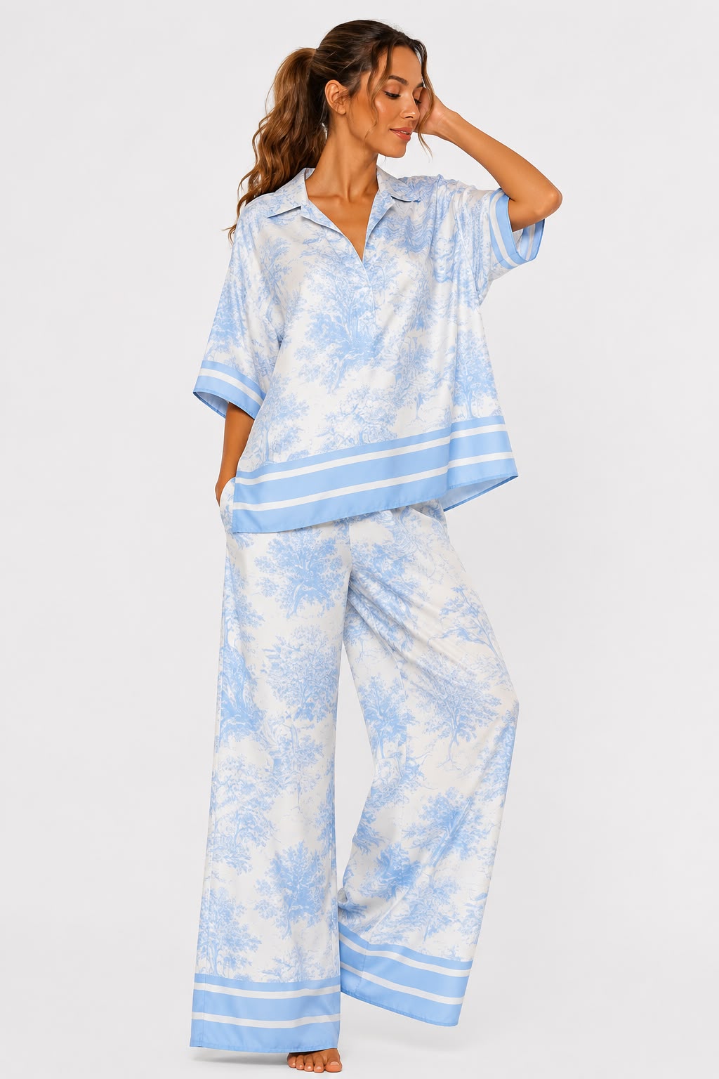 Set damă SAFARI light blue