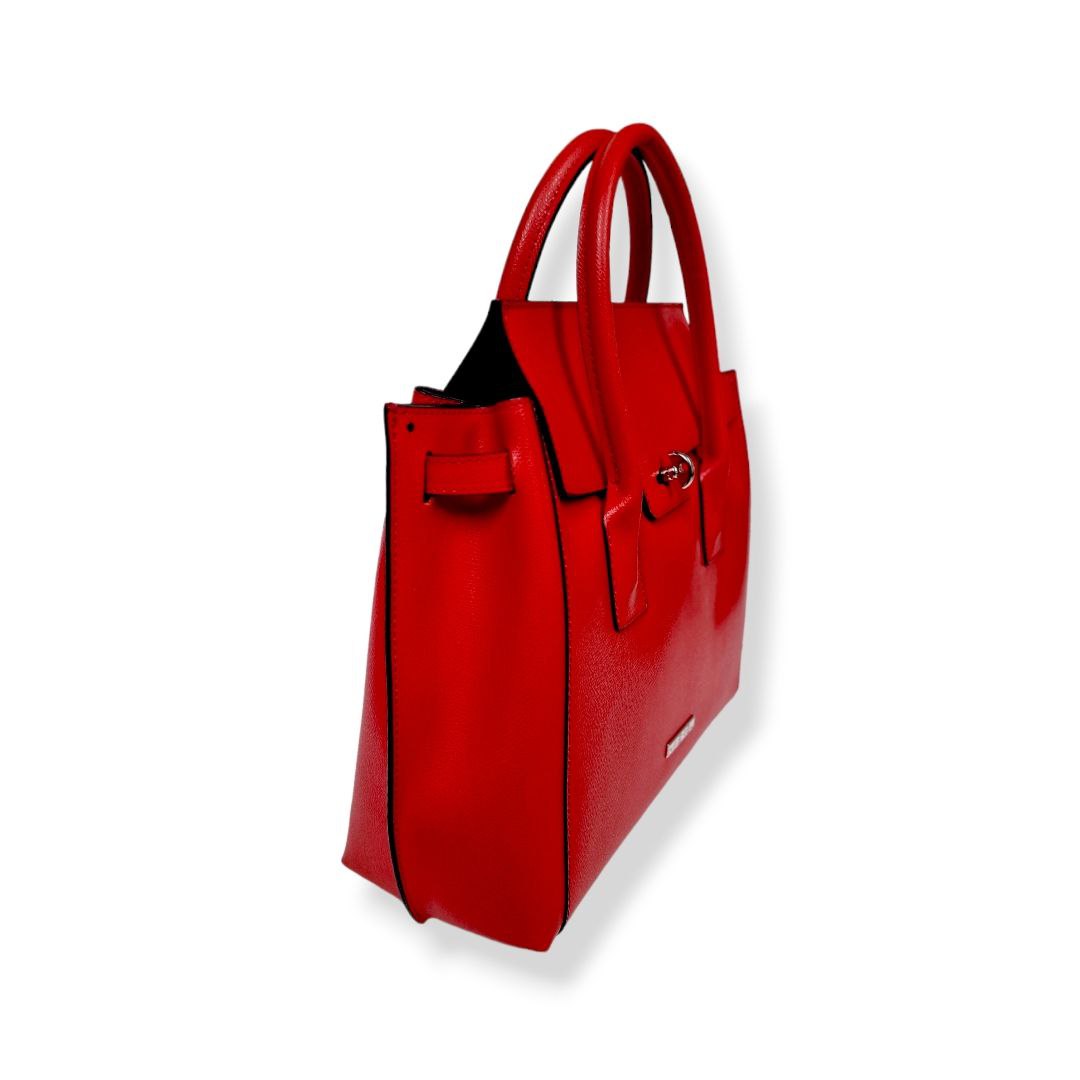 Geantă damă din piele naturală Parma Red Big Tote – Roșu | Made in Italy
